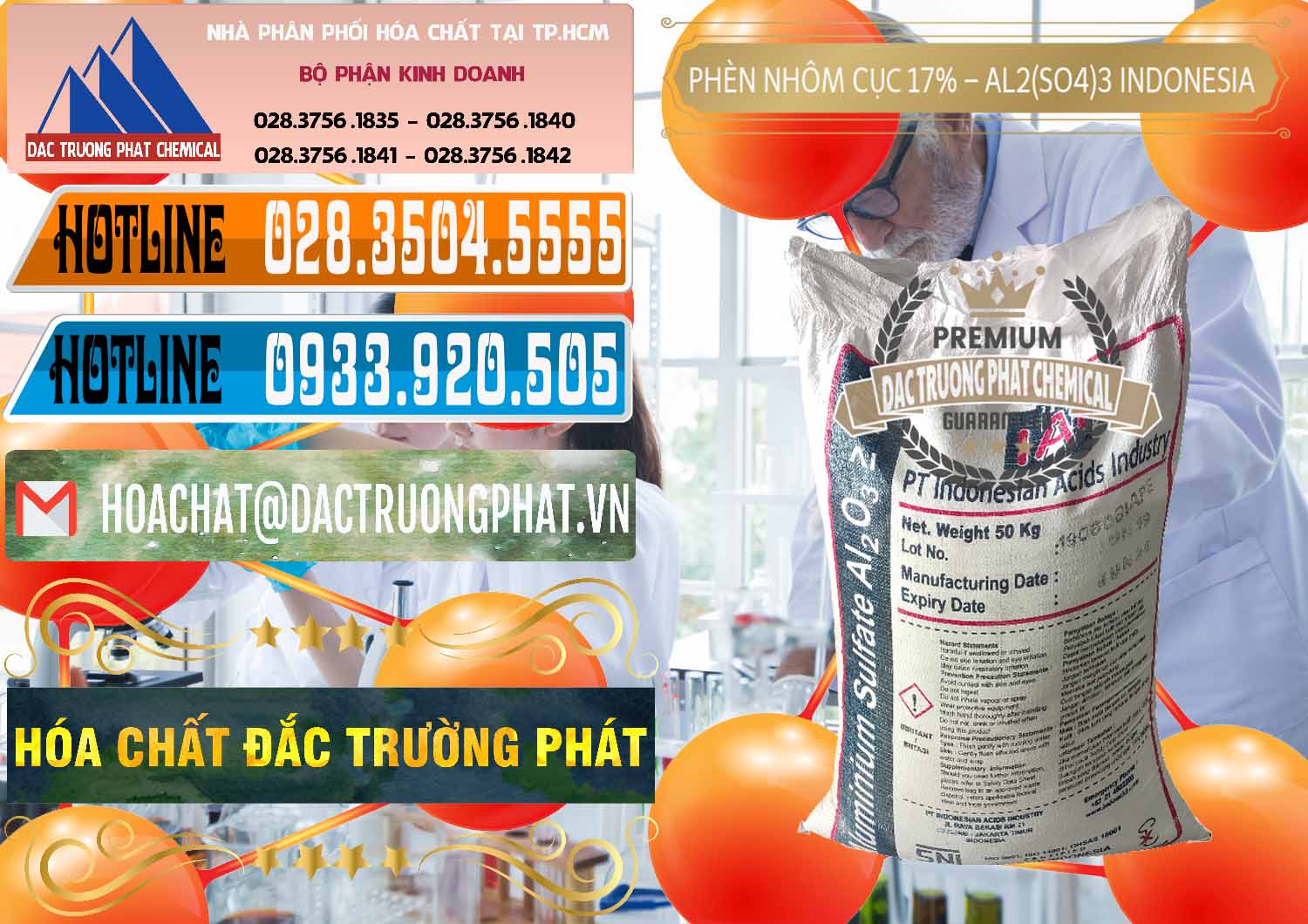 Công ty kinh doanh và bán Phèn Nhôm Cục - Al2(SO4)3 17% bao 50kg Indonesia - 0113 - Công ty nhập khẩu và cung cấp hóa chất tại TP.HCM - stmp.net