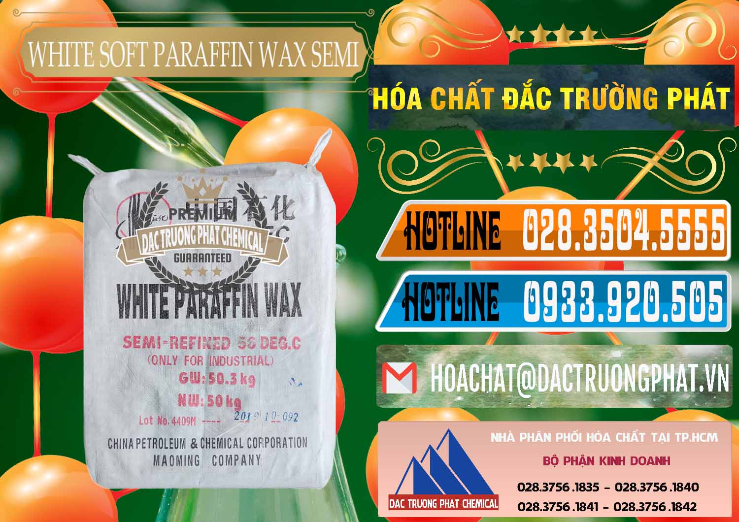 Nơi bán & cung ứng Sáp Paraffin Wax Sinopec Trung Quốc China - 0328 - Chuyên cung cấp ( bán ) hóa chất tại TP.HCM - stmp.net