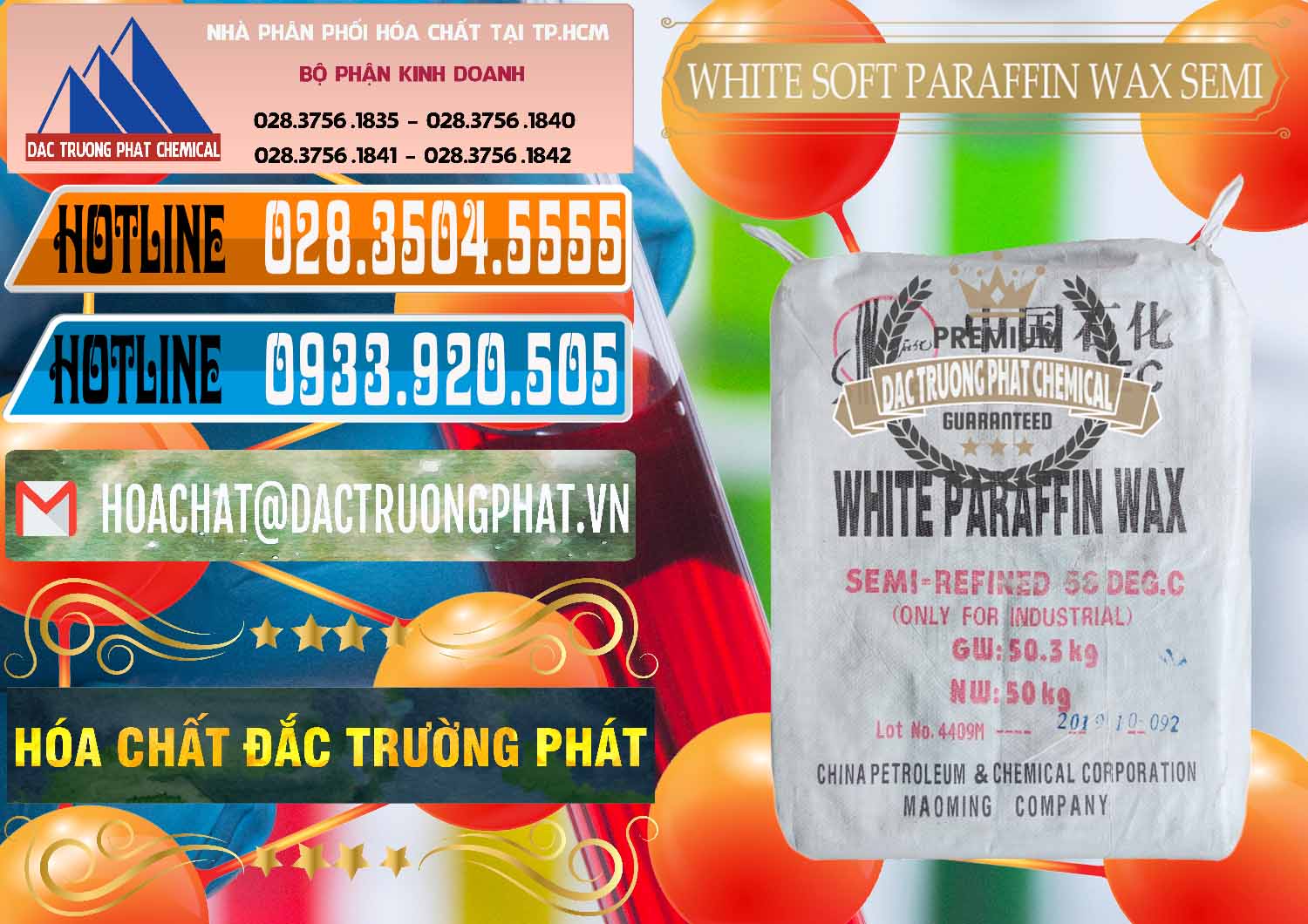 Nhà phân phối & bán Sáp Paraffin Wax Sinopec Trung Quốc China - 0328 - Đơn vị cung cấp - kinh doanh hóa chất tại TP.HCM - stmp.net
