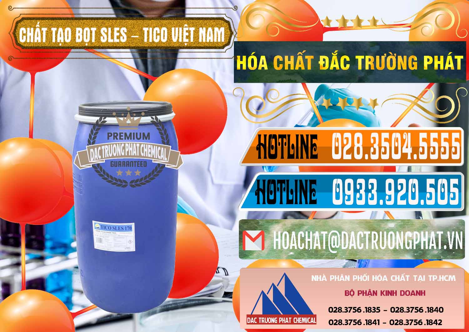 Phân phối & kinh doanh Chất Tạo Bọt Sles - Sodium Lauryl Ether Sulphate Tico Việt Nam - 0304 - Nơi phân phối _ cung ứng hóa chất tại TP.HCM - stmp.net