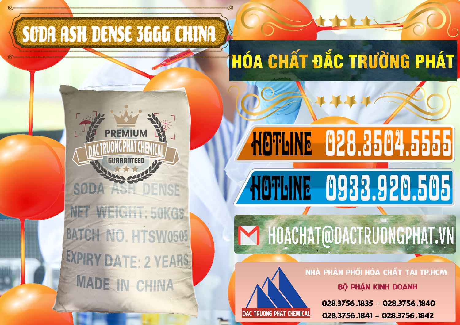 Nơi chuyên bán ( cung cấp ) Soda Ash Dense - NA2CO3 3GGG Trung Quốc China - 0335 - Cty cung cấp - phân phối hóa chất tại TP.HCM - stmp.net
