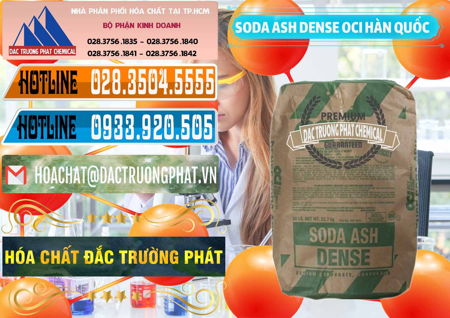 Nhà nhập khẩu và bán Soda Ash Dense - NA2CO3 OCI Hàn Quốc Korea - 0338 - Chuyên phân phối và bán hóa chất tại TP.HCM - stmp.net