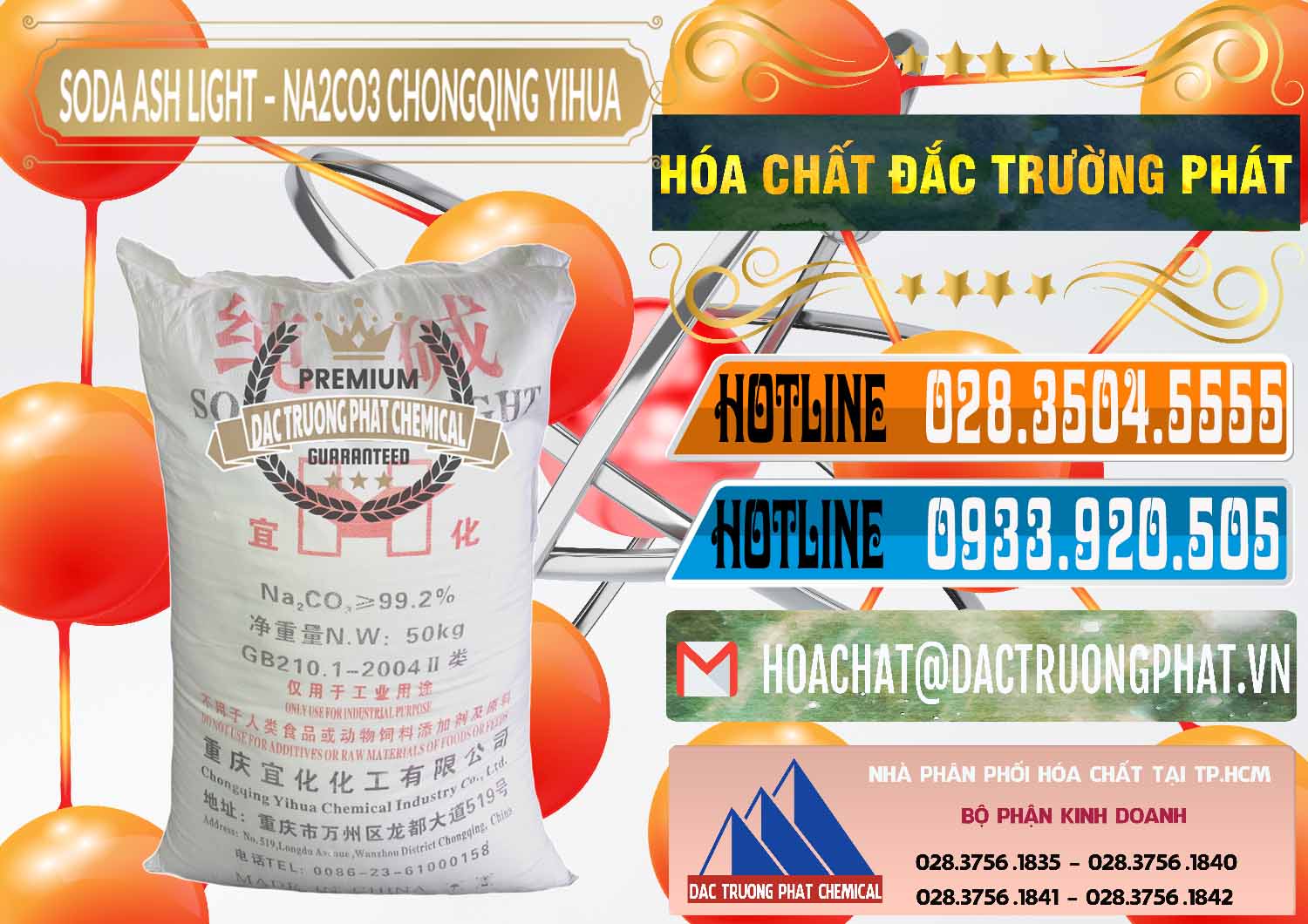 Chuyên nhập khẩu và bán Soda Ash Light - NA2CO3 Chongqing Yihua Trung Quốc China - 0129 - Cty chuyên cung cấp _ nhập khẩu hóa chất tại TP.HCM - stmp.net