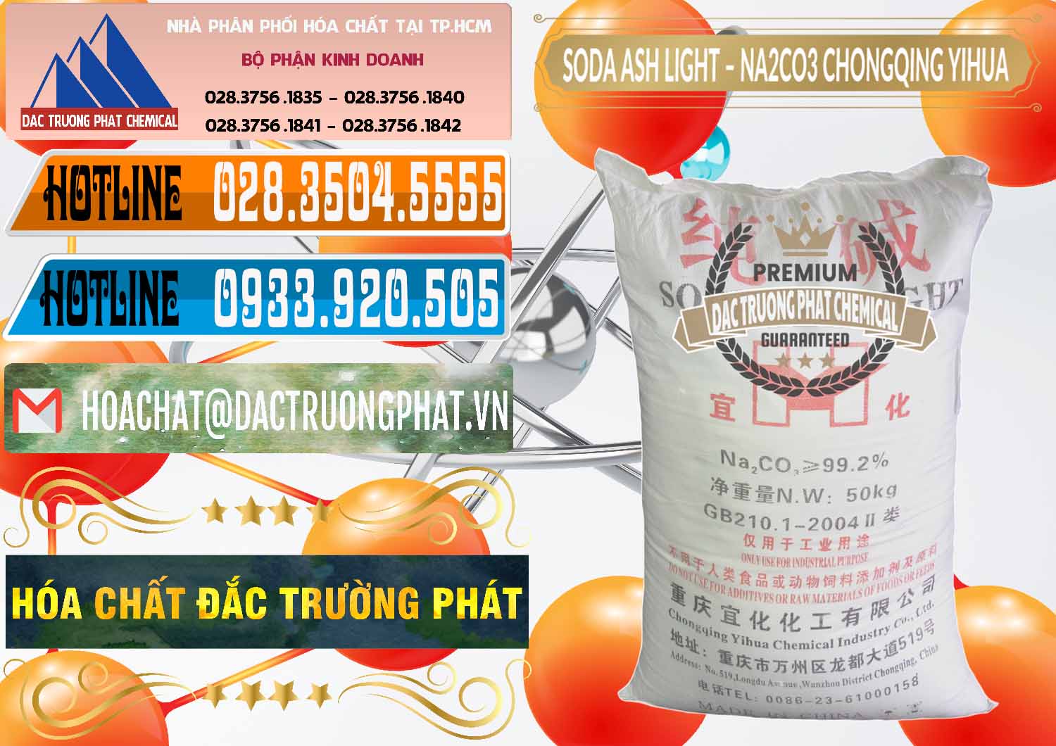 Nơi chuyên bán và phân phối Soda Ash Light - NA2CO3 Chongqing Yihua Trung Quốc China - 0129 - Cty nhập khẩu ( phân phối ) hóa chất tại TP.HCM - stmp.net