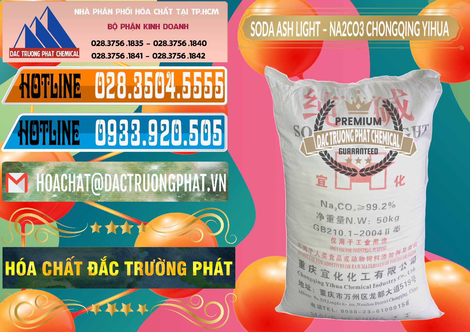 Đơn vị nhập khẩu _ bán Soda Ash Light - NA2CO3 Chongqing Yihua Trung Quốc China - 0129 - Đơn vị bán _ cung cấp hóa chất tại TP.HCM - stmp.net