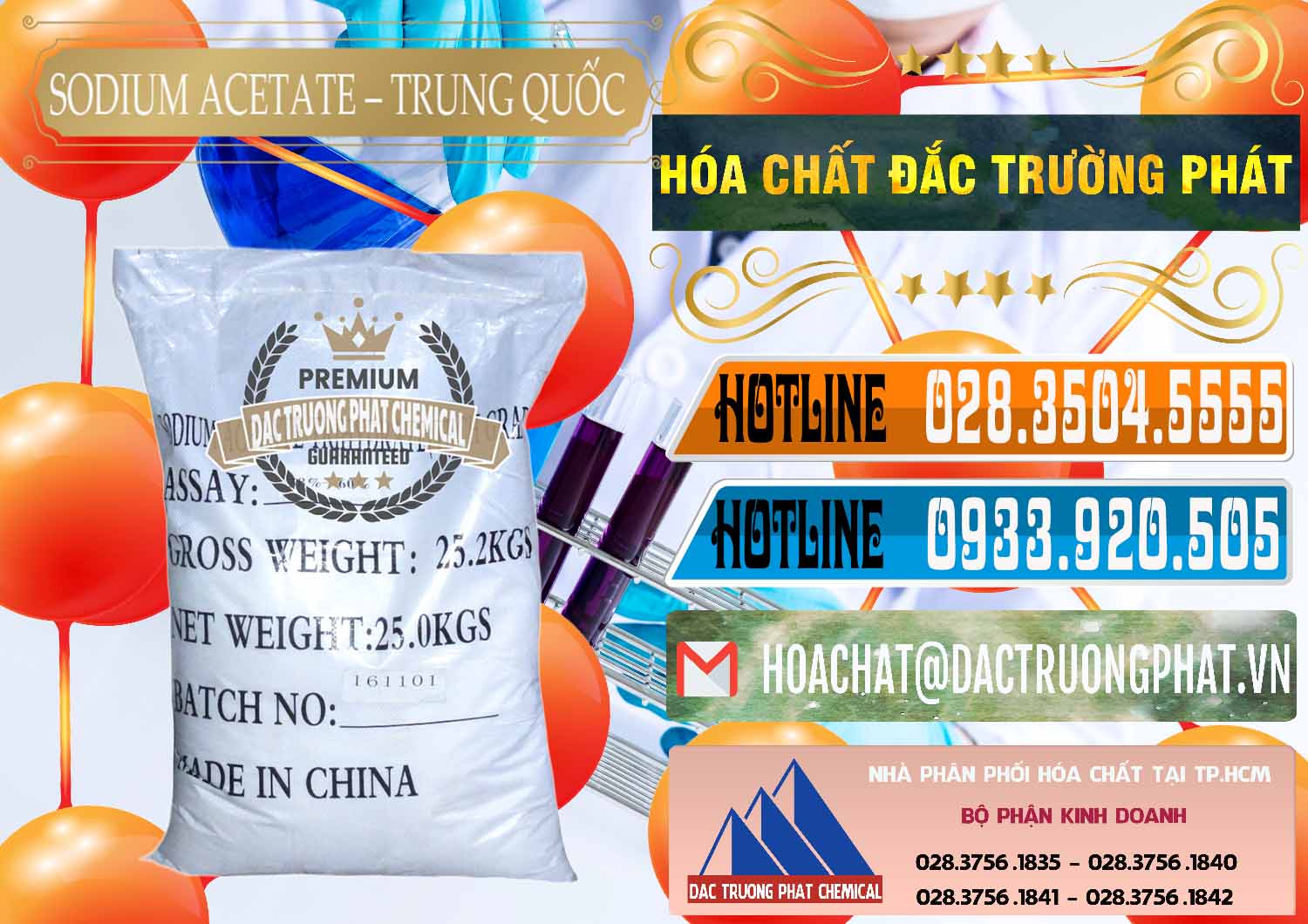 Công ty chuyên bán và cung ứng Sodium Acetate - Natri Acetate Trung Quốc China - 0134 - Công ty chuyên kinh doanh & phân phối hóa chất tại TP.HCM - stmp.net