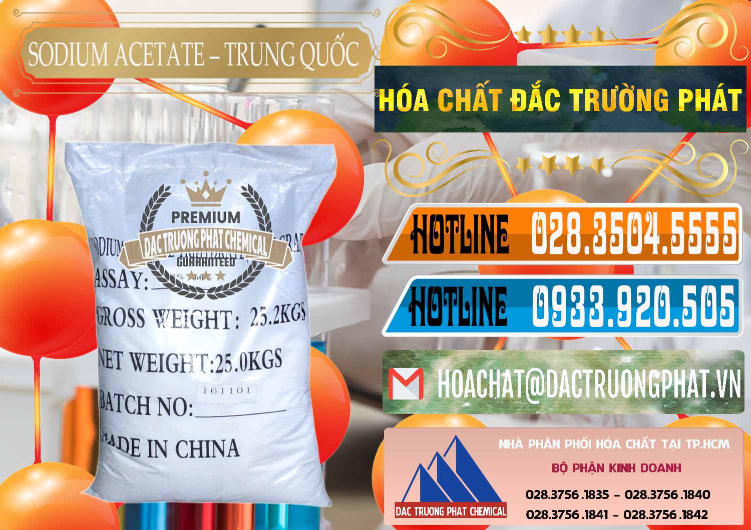Công ty chuyên kinh doanh & bán Sodium Acetate - Natri Acetate Trung Quốc China - 0134 - Cty phân phối và bán hóa chất tại TP.HCM - stmp.net