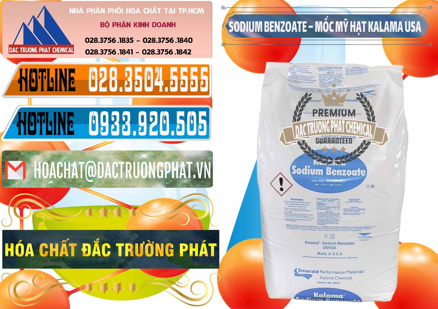 Nơi bán & cung cấp Sodium Benzoate - Mốc Hạt Kalama Food Grade Mỹ Usa - 0137 - Nhà phân phối - bán hóa chất tại TP.HCM - stmp.net
