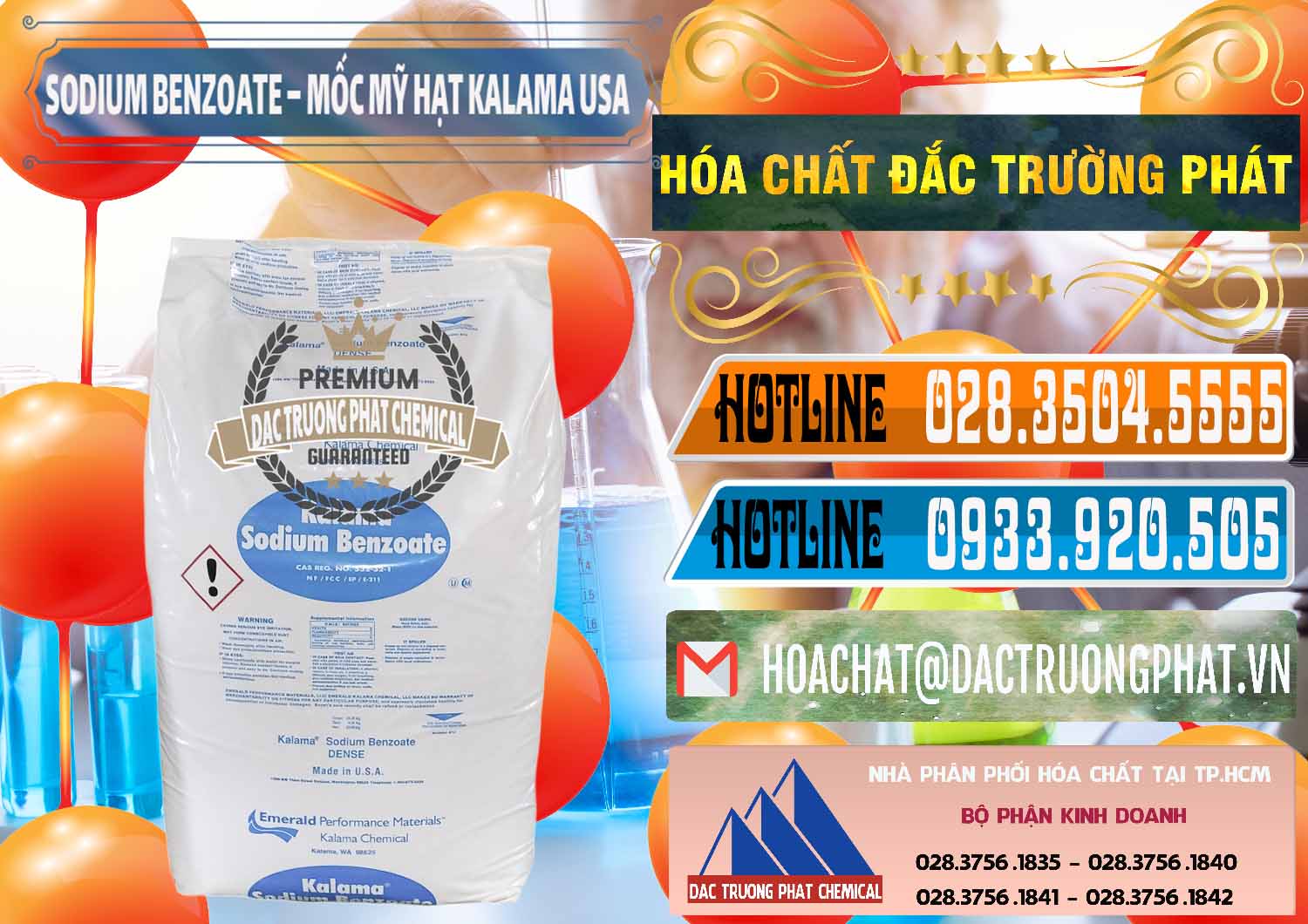 Bán ( phân phối ) Chất chống mốc Benzoate × Benzoate Dạng Hạt Kalama Food Mỹ Cty chuyên phân phối và bán Sodium Benzoate - Mốc Hạt Kalama Food Grade Mỹ Usa - 0137 - Phân phối & kinh doanh hóa chất tại TP.HCM - stmp.net