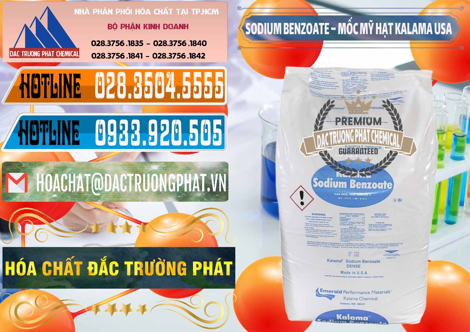 Nơi chuyên cung cấp và bán Sodium Benzoate - Mốc Hạt Kalama Food Grade Mỹ Usa - 0137 - Nhà cung cấp - phân phối hóa chất tại TP.HCM - stmp.net
