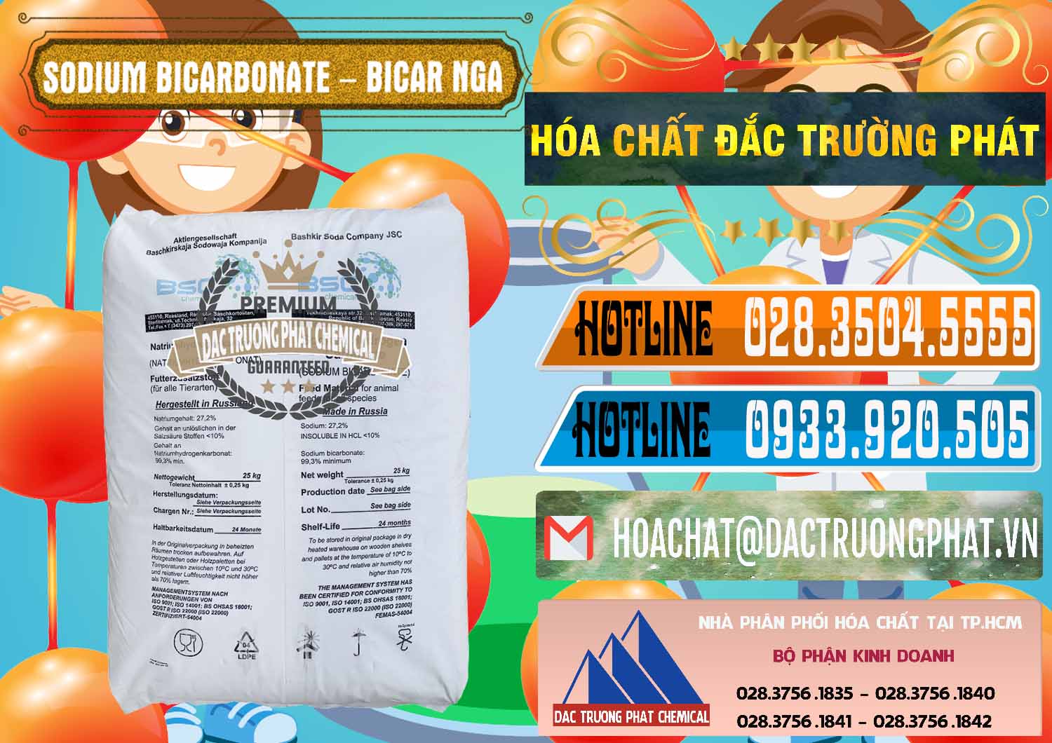 Nhập khẩu - bán Sodium Bicarbonate – Bicar NaHCO3 Nga Russia - 0425 - Đơn vị chuyên phân phối và bán hóa chất tại TP.HCM - stmp.net