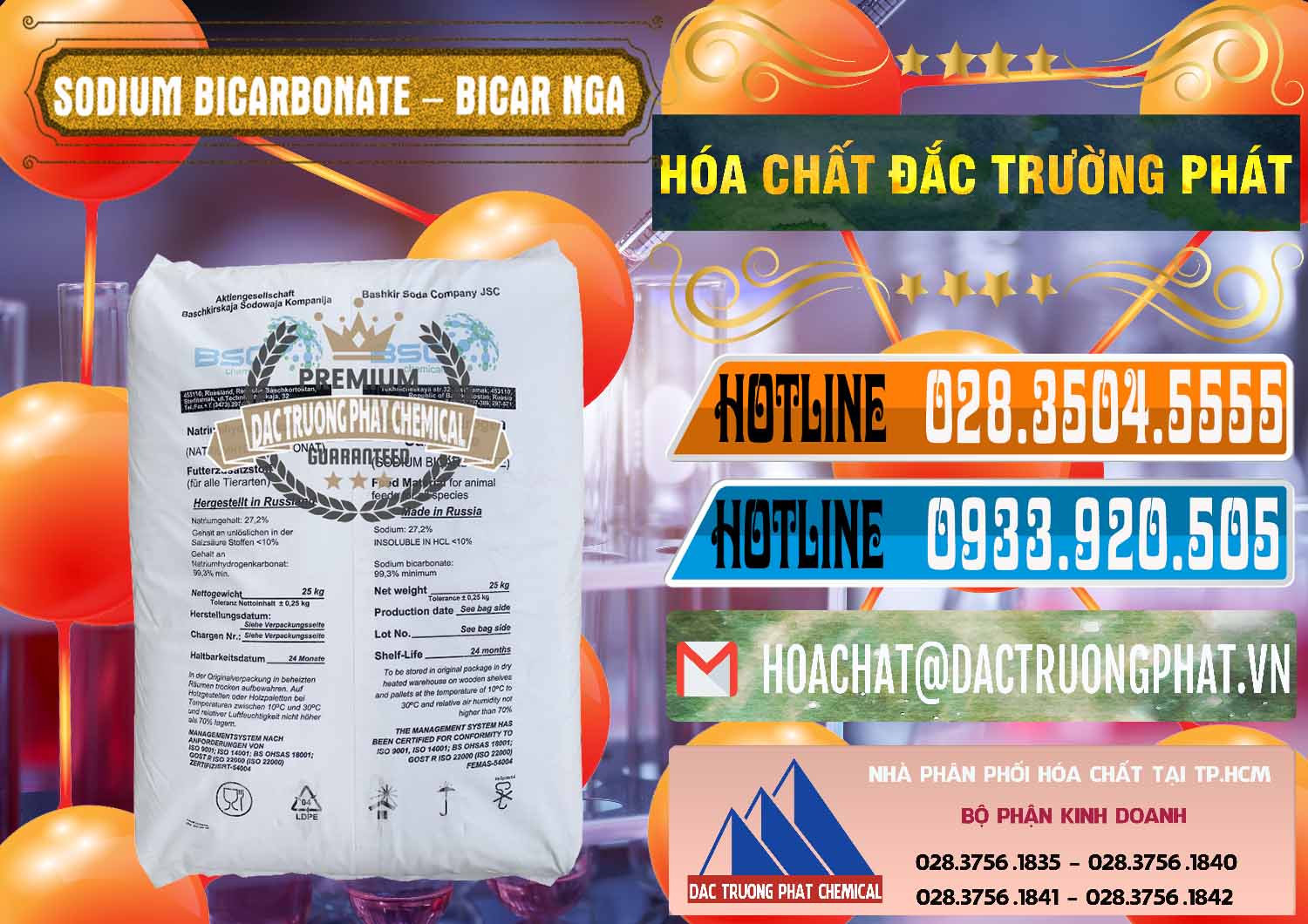 Cty chuyên nhập khẩu ( bán ) Sodium Bicarbonate – Bicar NaHCO3 Nga Russia - 0425 - Cty chuyên cung ứng ( phân phối ) hóa chất tại TP.HCM - stmp.net