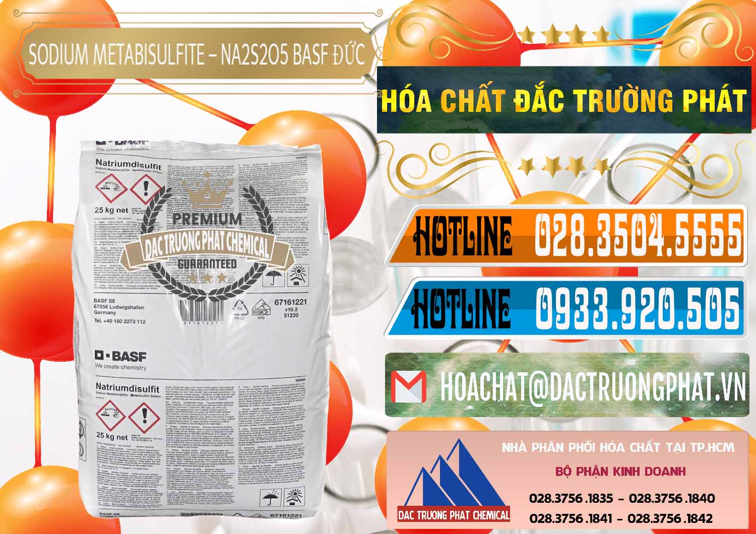 Đơn vị chuyên cung ứng và bán Sodium Metabisulfite - NA2S2O5 Food Grade BASF Đức Germany - 0143 - Cty chuyên cung ứng & phân phối hóa chất tại TP.HCM - stmp.net