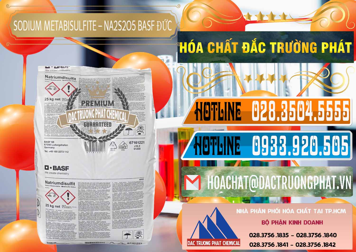 Nhập khẩu - bán Sodium Metabisulfite - NA2S2O5 Food Grade BASF Đức Germany - 0143 - Cty cung cấp - phân phối hóa chất tại TP.HCM - stmp.net