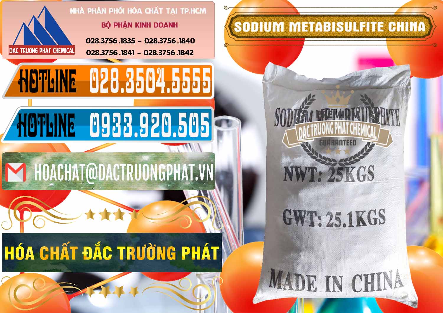 Công ty chuyên kinh doanh và bán Sodium Metabisulfite - NA2S2O5 Trung Quốc China - 0484 - Nơi chuyên phân phối & cung ứng hóa chất tại TP.HCM - stmp.net