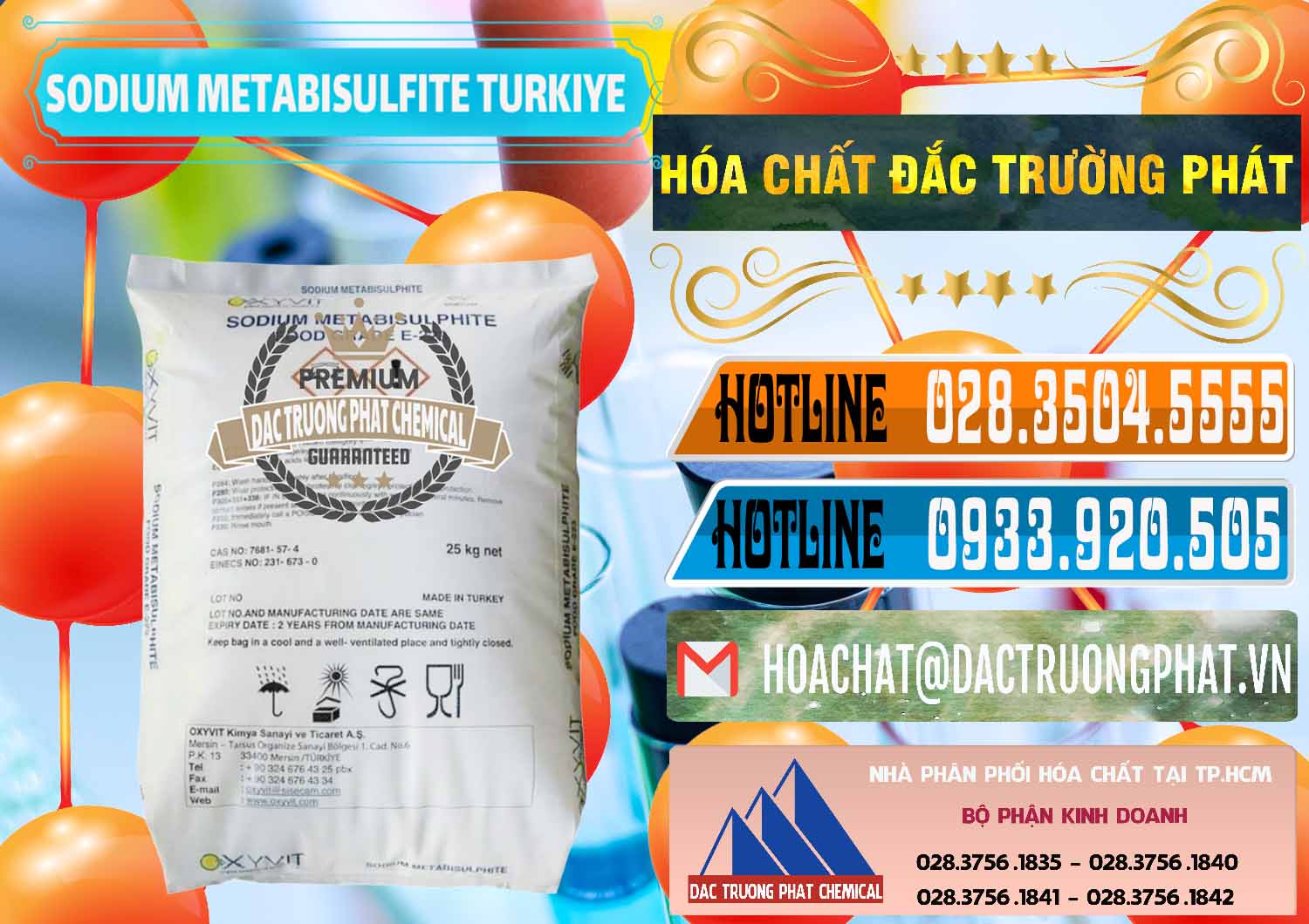 Nơi phân phối và bán Sodium Metabisulfite - NA2S2O5 Food Grade E-223 Thổ Nhĩ Kỳ Turkey - 0413 - Cty chuyên phân phối _ cung ứng hóa chất tại TP.HCM - stmp.net