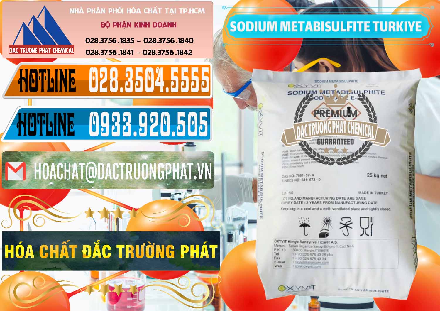 Chuyên bán _ cung ứng Sodium Metabisulfite - NA2S2O5 Food Grade E-223 Thổ Nhĩ Kỳ Turkey - 0413 - Đơn vị chuyên bán & phân phối hóa chất tại TP.HCM - stmp.net