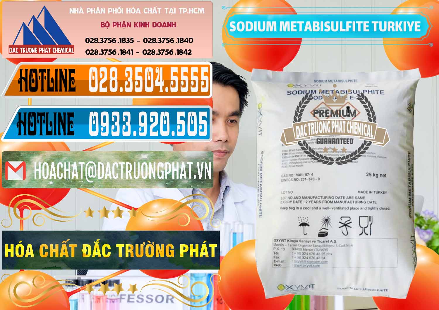 Chuyên bán và phân phối Sodium Metabisulfite - NA2S2O5 Food Grade E-223 Thổ Nhĩ Kỳ Turkey - 0413 - Chuyên phân phối & kinh doanh hóa chất tại TP.HCM - stmp.net