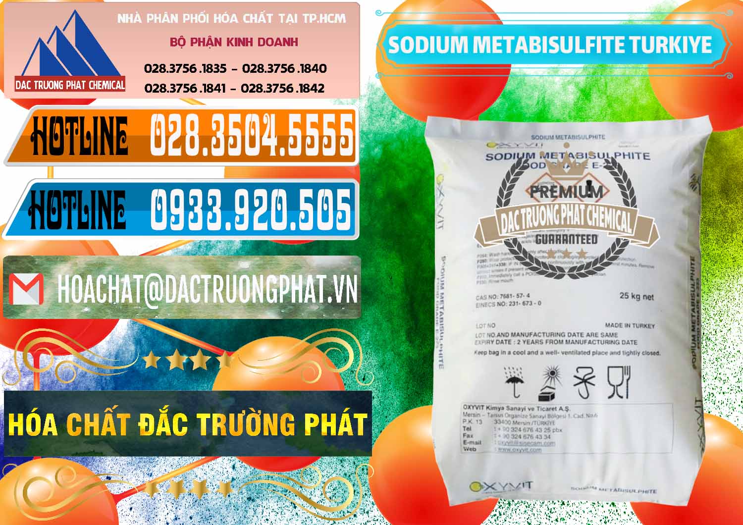 Đơn vị bán ( phân phối ) Sodium Metabisulfite - NA2S2O5 Food Grade E-223 Thổ Nhĩ Kỳ Turkey - 0413 - Công ty chuyên cung cấp ( bán ) hóa chất tại TP.HCM - stmp.net