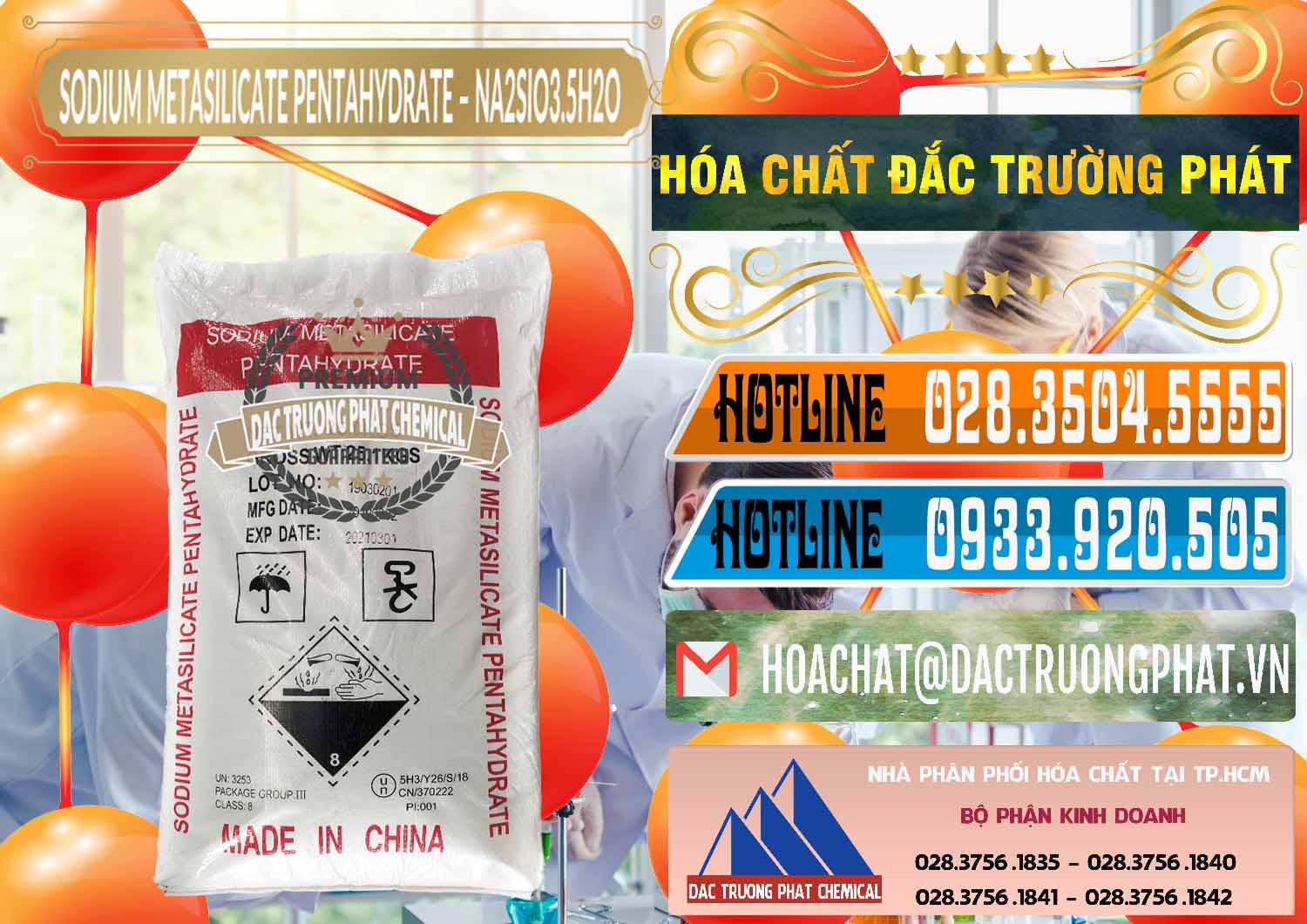 Cty chuyên cung cấp - bán Sodium Metasilicate Pentahydrate – Silicate Bột Trung Quốc China - 0147 - Cty chuyên kinh doanh ( phân phối ) hóa chất tại TP.HCM - stmp.net