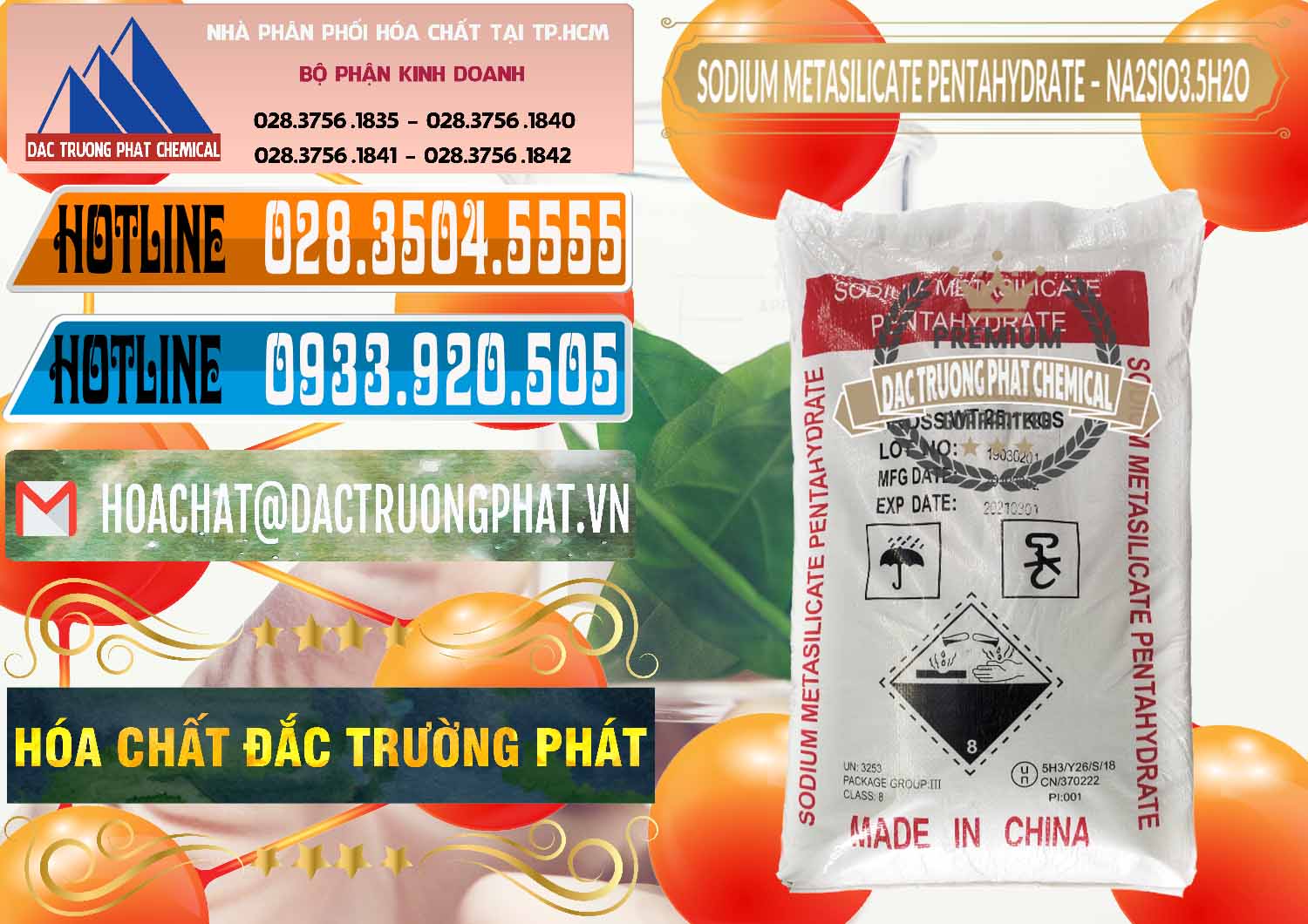 Chuyên kinh doanh và bán Sodium Metasilicate Pentahydrate – Silicate Bột Trung Quốc China - 0147 - Cty phân phối và kinh doanh hóa chất tại TP.HCM - stmp.net