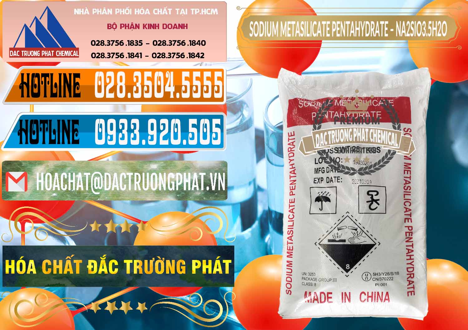 Cty kinh doanh và bán Sodium Metasilicate Pentahydrate – Silicate Bột Trung Quốc China - 0147 - Nơi chuyên phân phối _ bán hóa chất tại TP.HCM - stmp.net