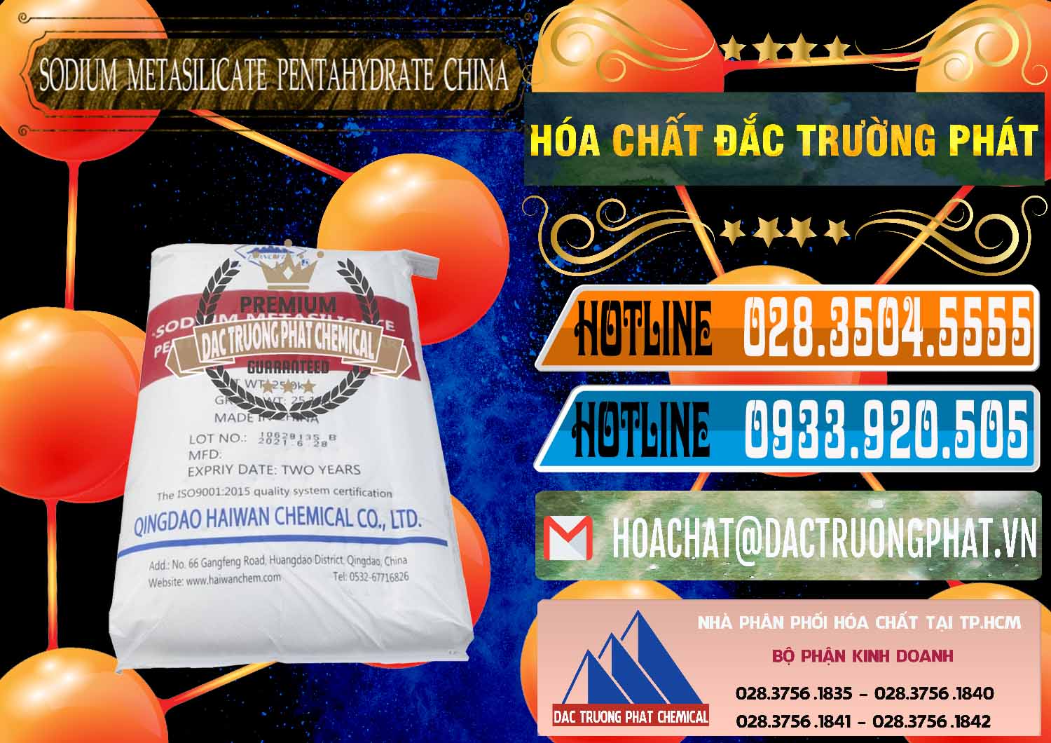 Đơn vị cung cấp & bán Sodium Metasilicate Pentahydrate – Silicate Bột Qingdao Trung Quốc China - 0452 - Chuyên cung cấp - bán hóa chất tại TP.HCM - stmp.net