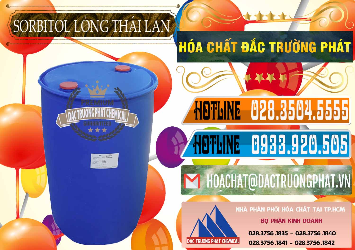 Đơn vị cung cấp & bán Sorbitol - C6H14O6 Lỏng 70% Food Grade Thái Lan Thailand - 0341 - Công ty nhập khẩu & cung cấp hóa chất tại TP.HCM - stmp.net