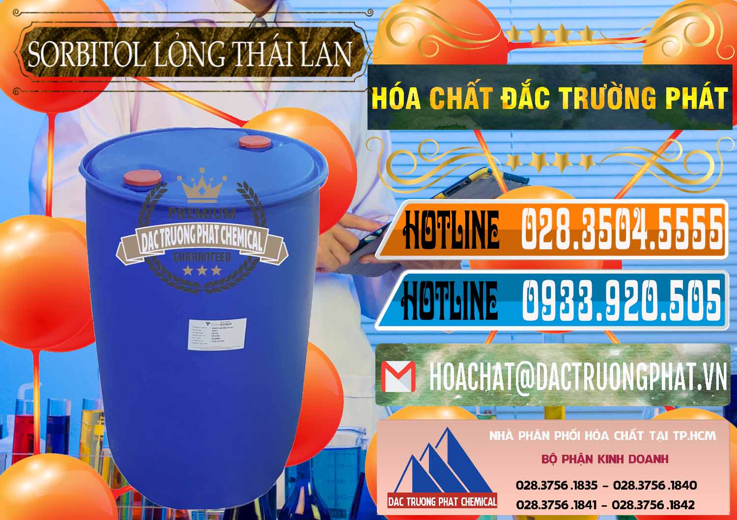 Đơn vị chuyên phân phối & bán Sorbitol - C6H14O6 Lỏng 70% Food Grade Thái Lan Thailand - 0341 - Đơn vị nhập khẩu ( cung cấp ) hóa chất tại TP.HCM - stmp.net