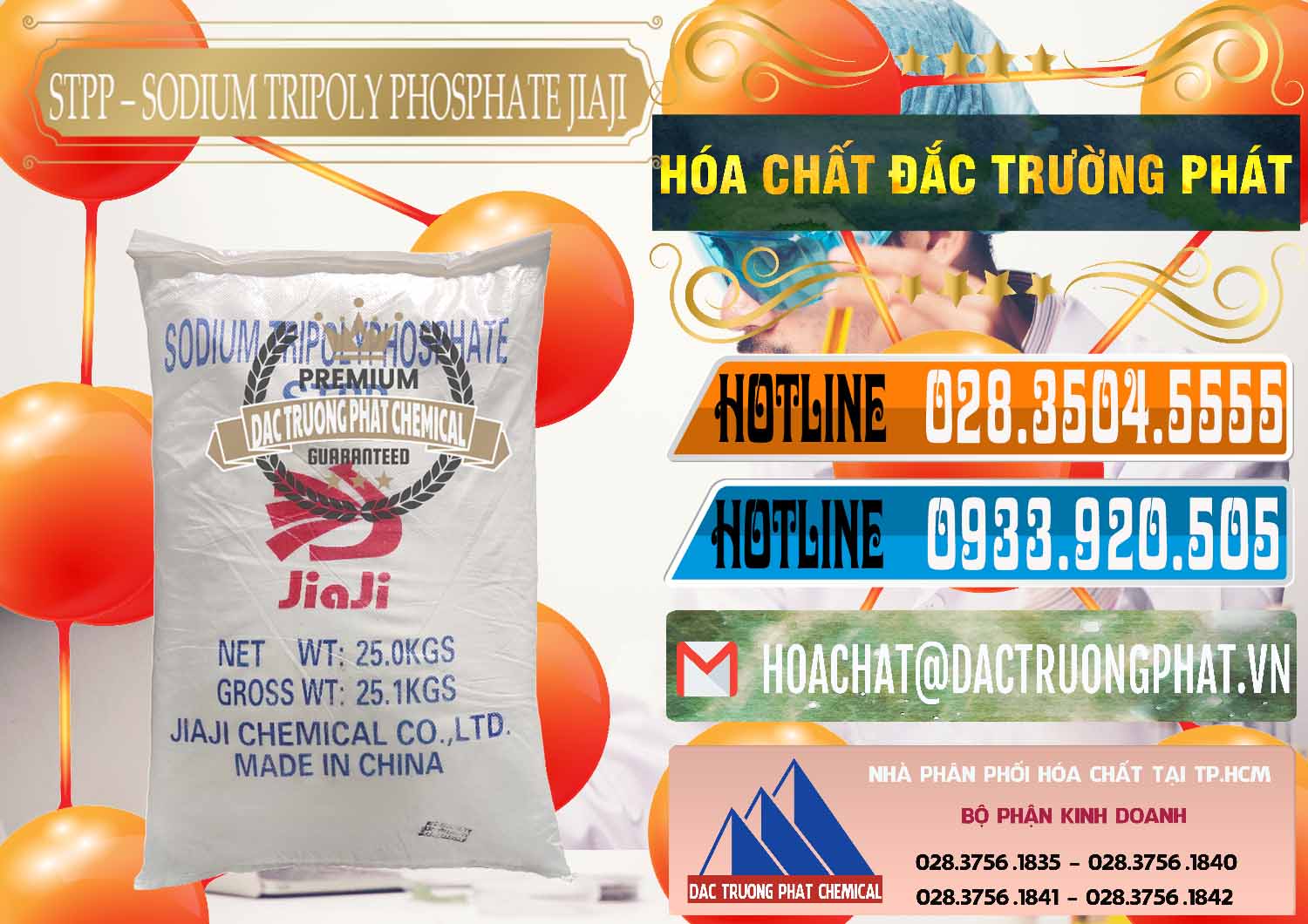Chuyên bán ( cung cấp ) Sodium Tripoly Phosphate - STPP Jiaji Trung Quốc China - 0154 - Cty cung cấp & bán hóa chất tại TP.HCM - stmp.net