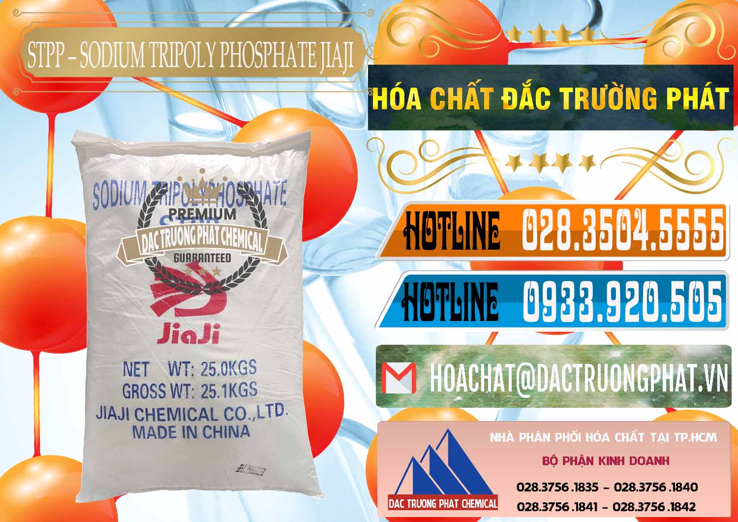 Nơi phân phối ( bán ) Sodium Tripoly Phosphate - STPP Jiaji Trung Quốc China - 0154 - Cty phân phối ( cung cấp ) hóa chất tại TP.HCM - stmp.net