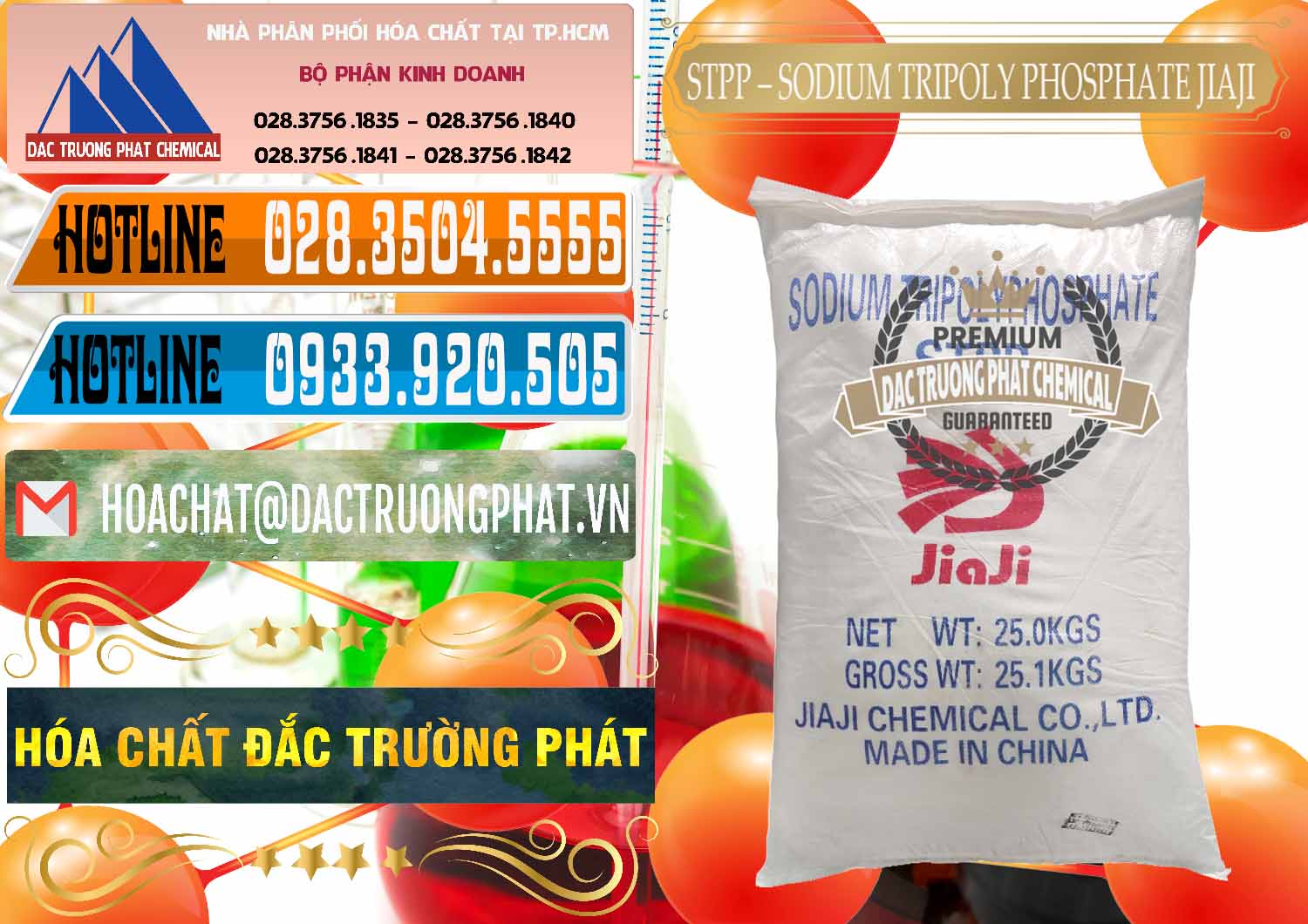 Nơi bán - cung ứng Sodium Tripoly Phosphate - STPP Jiaji Trung Quốc China - 0154 - Nơi chuyên phân phối - cung ứng hóa chất tại TP.HCM - stmp.net