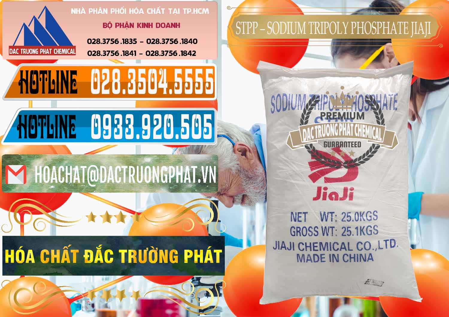 Đơn vị phân phối _ bán Sodium Tripoly Phosphate - STPP Jiaji Trung Quốc China - 0154 - Công ty phân phối _ cung cấp hóa chất tại TP.HCM - stmp.net