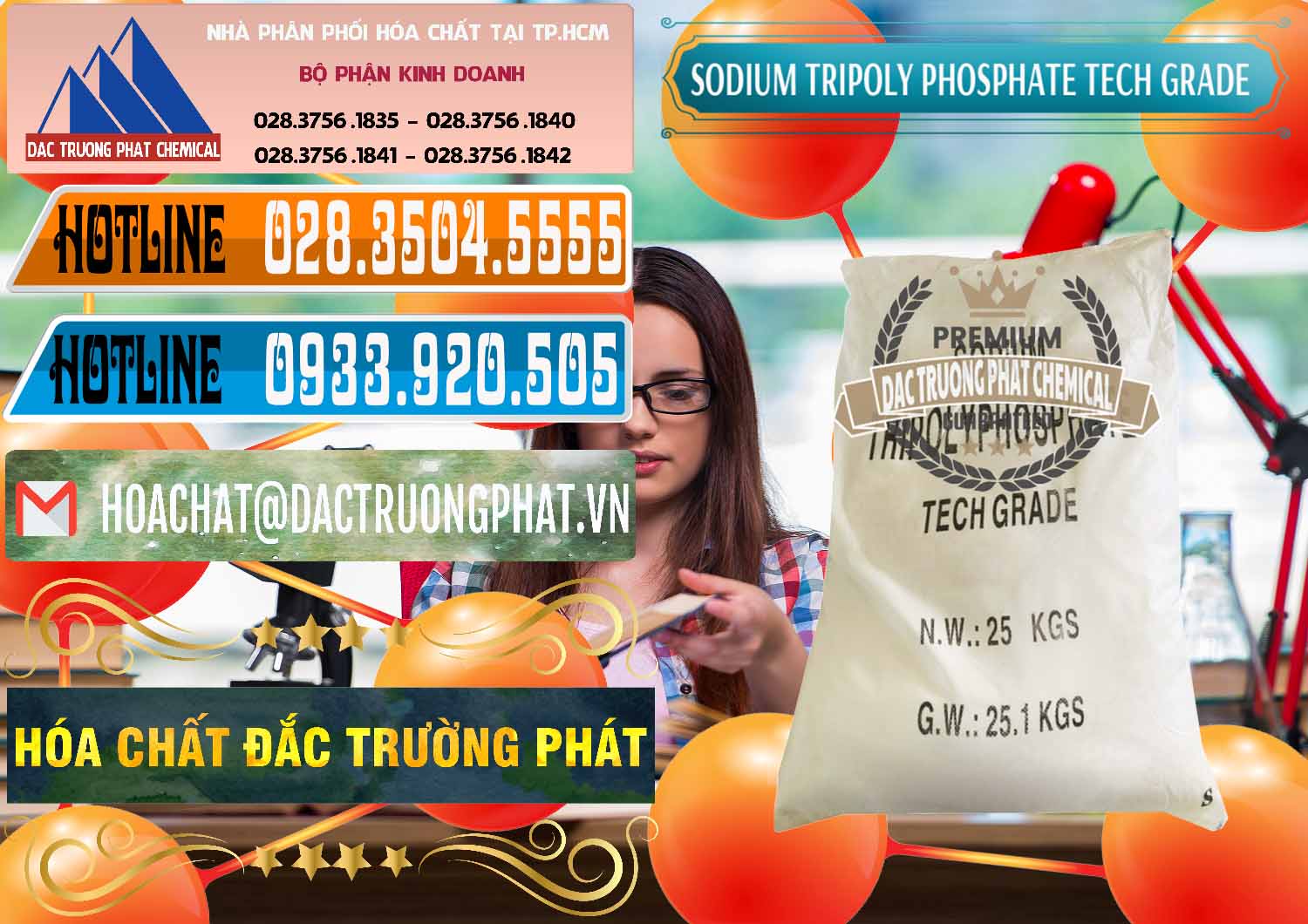 Công ty chuyên cung cấp & bán Sodium Tripoly Phosphate - STPP Tech Grade Trung Quốc China - 0453 - Chuyên bán & phân phối hóa chất tại TP.HCM - stmp.net