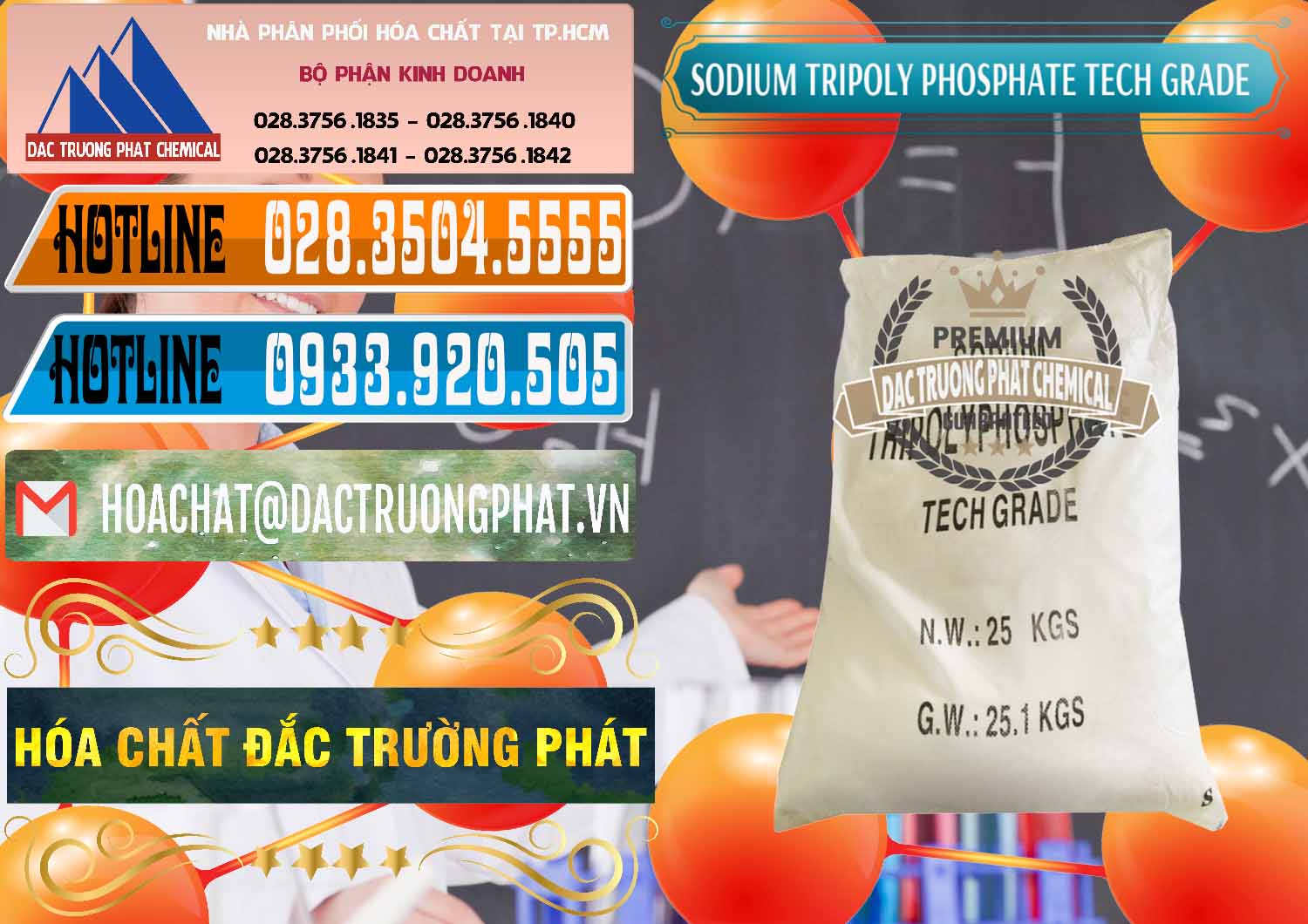 Cty chuyên cung cấp & bán Sodium Tripoly Phosphate - STPP Tech Grade Trung Quốc China - 0453 - Cty kinh doanh ( phân phối ) hóa chất tại TP.HCM - stmp.net