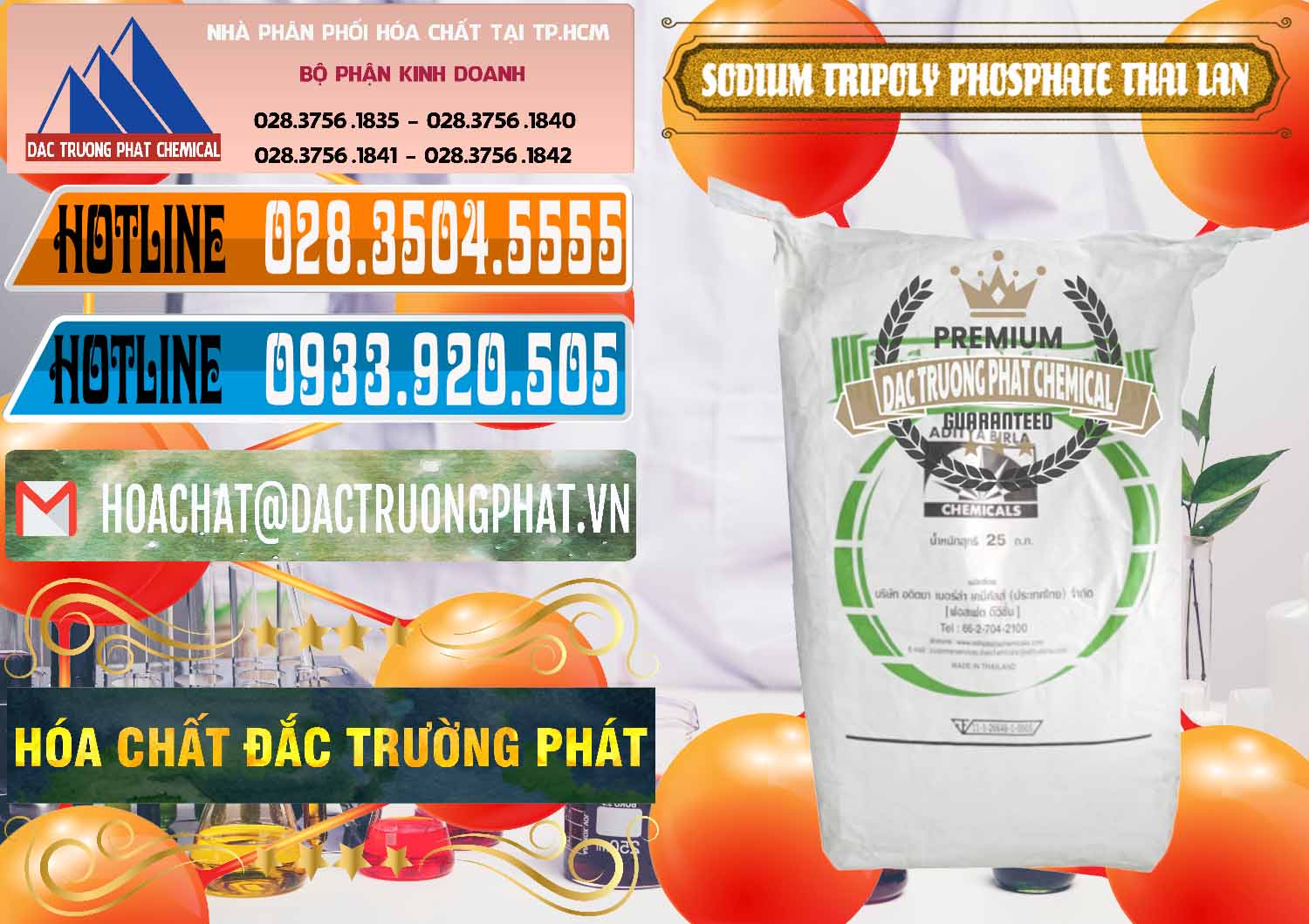 Công ty phân phối ( bán ) Sodium Tripoly Phosphate - STPP Aditya Birla Grasim Thái Lan Thailand - 0421 - Công ty chuyên cung cấp & nhập khẩu hóa chất tại TP.HCM - stmp.net