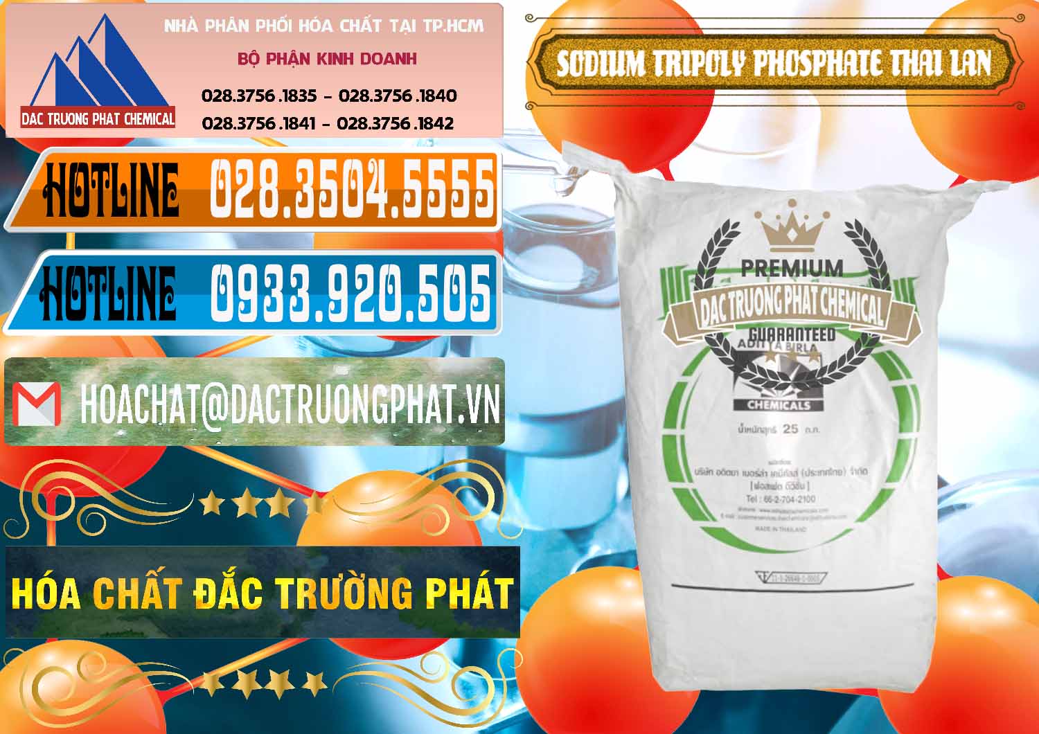 Cty chuyên bán ( phân phối ) Sodium Tripoly Phosphate - STPP Aditya Birla Grasim Thái Lan Thailand - 0421 - Công ty bán - cung cấp hóa chất tại TP.HCM - stmp.net
