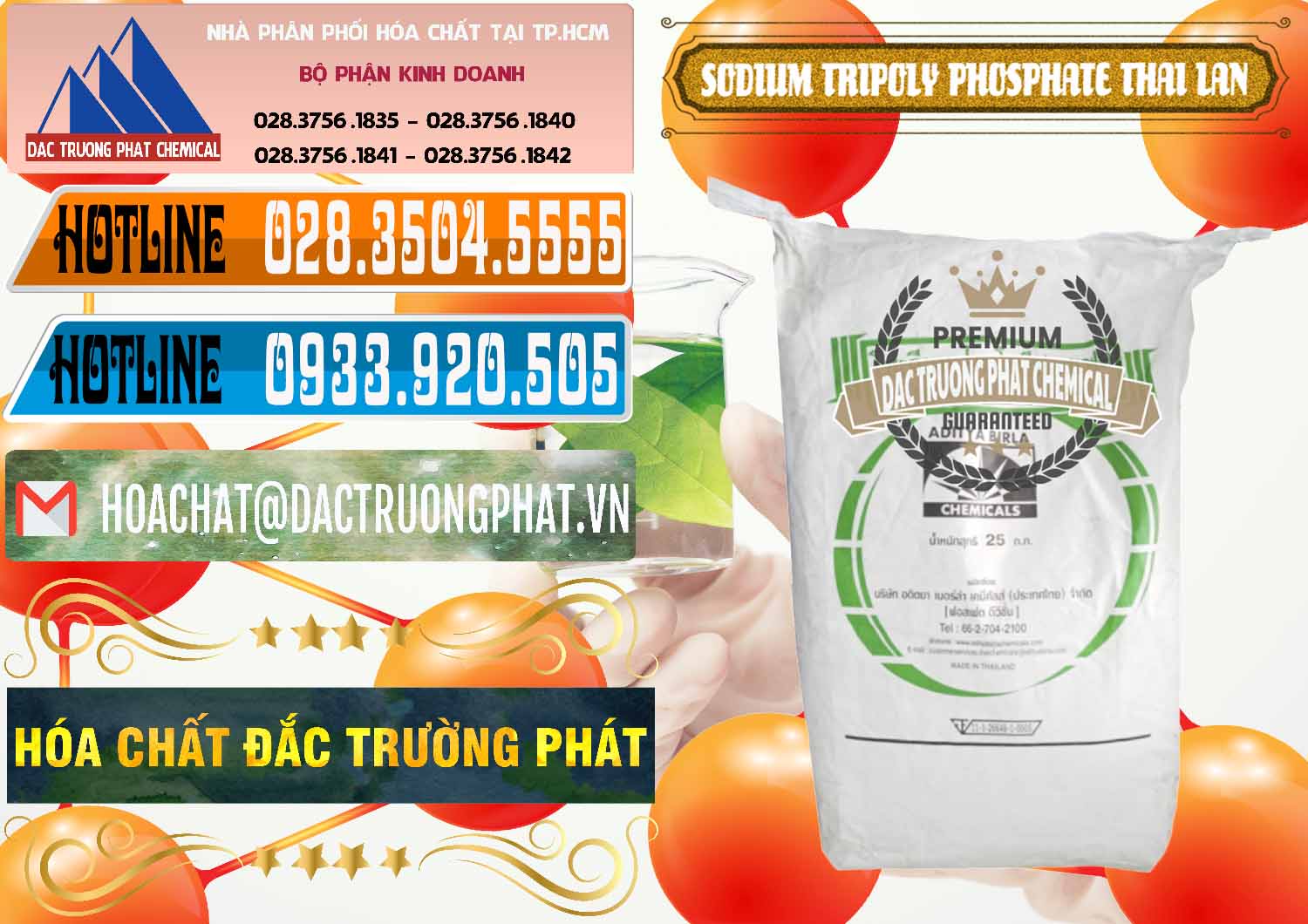 Công ty chuyên bán và cung ứng Sodium Tripoly Phosphate - STPP Aditya Birla Grasim Thái Lan Thailand - 0421 - Đơn vị bán - phân phối hóa chất tại TP.HCM - stmp.net