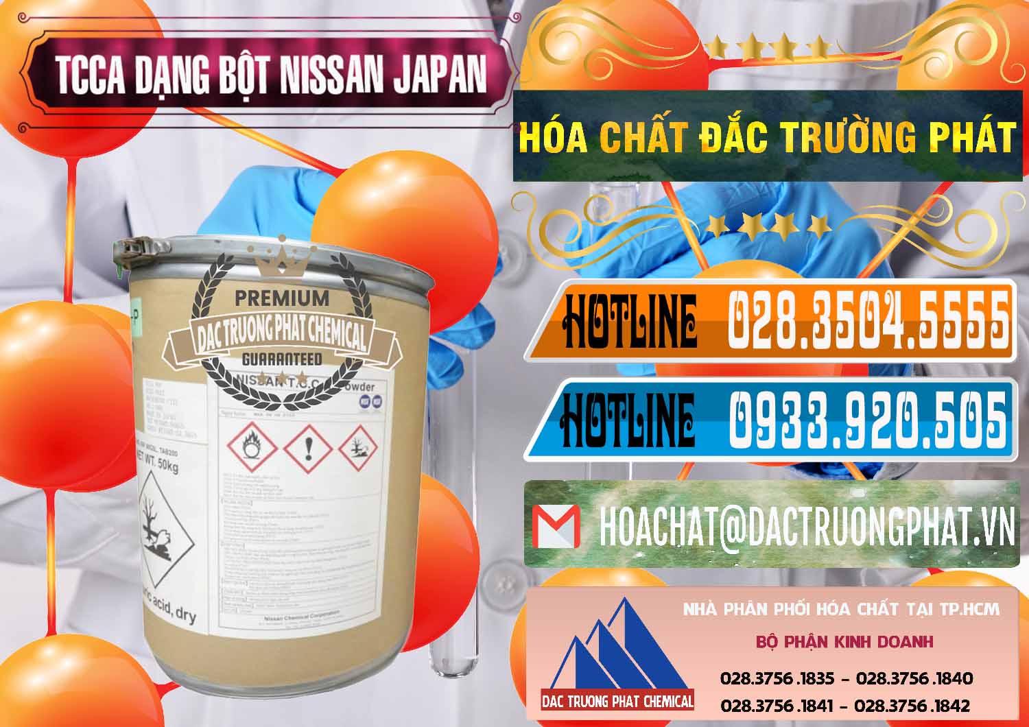 Đơn vị chuyên cung ứng _ bán TCCA - Acid Trichloroisocyanuric 90% Dạng Bột Nissan Nhật Bản Japan - 0375 - Cty chuyên cung cấp & nhập khẩu hóa chất tại TP.HCM - stmp.net