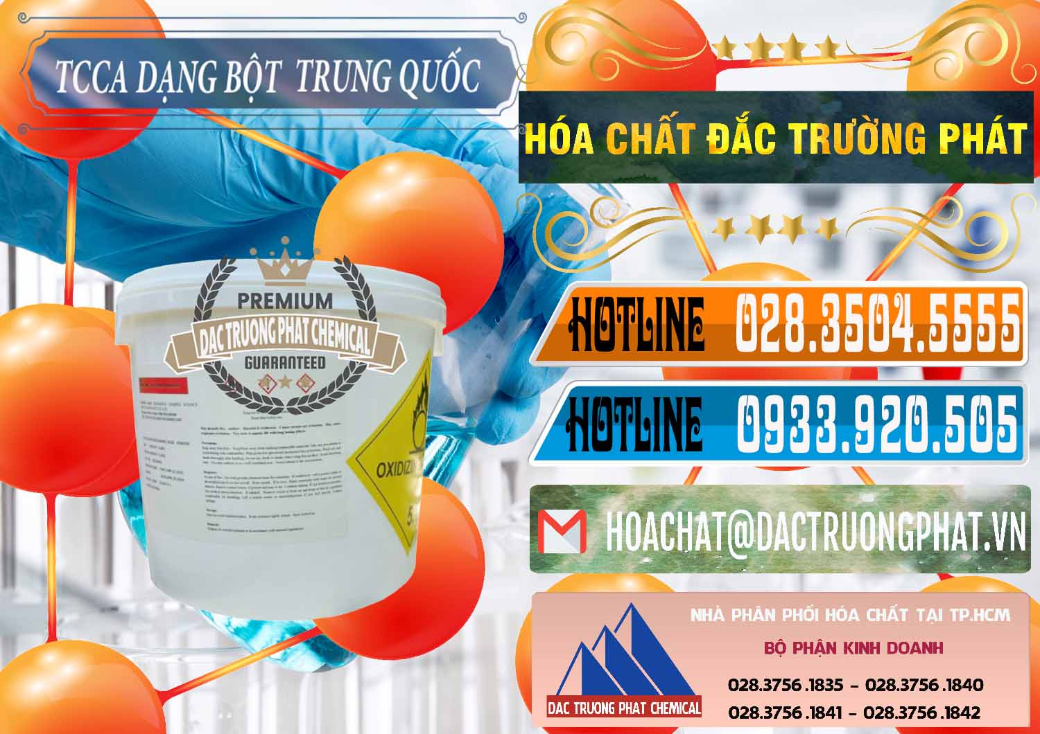 Đơn vị chuyên cung ứng ( bán ) TCCA - Acid Trichloroisocyanuric Dạng Bột Thùng 5kg Trung Quốc China - 0378 - Đơn vị cung cấp và kinh doanh hóa chất tại TP.HCM - stmp.net