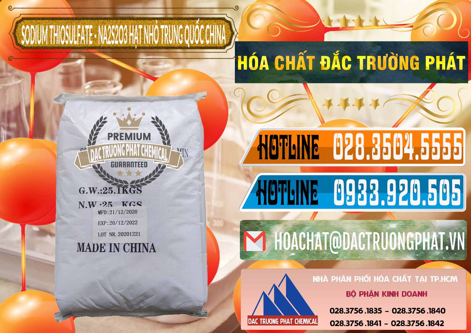 Công ty chuyên phân phối & bán Sodium Thiosulfate - NA2S2O3 Hạt Nhỏ Trung Quốc China - 0204 - Đơn vị kinh doanh ( phân phối ) hóa chất tại TP.HCM - stmp.net