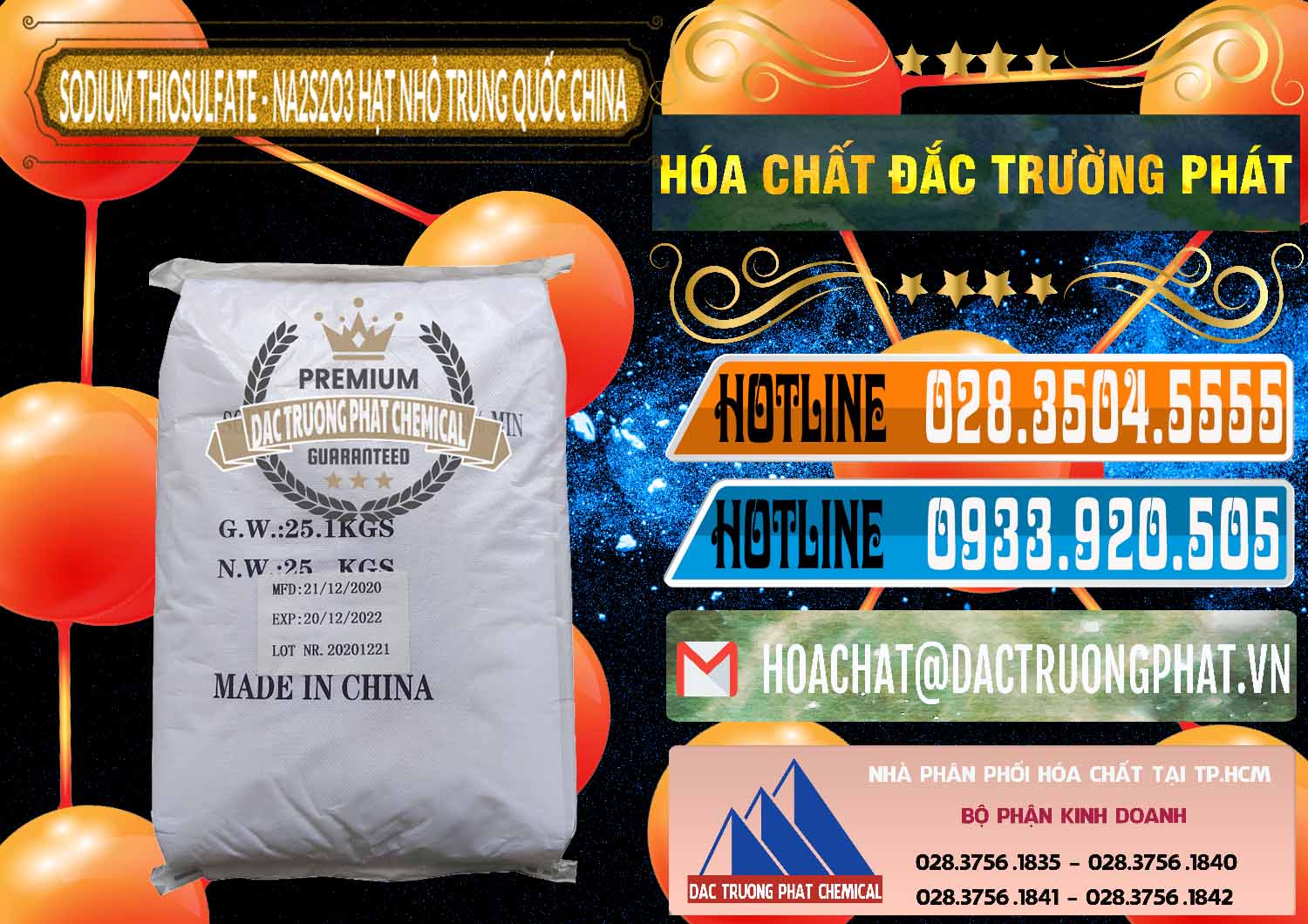 Nơi cung ứng & bán Sodium Thiosulfate - NA2S2O3 Hạt Nhỏ Trung Quốc China - 0204 - Nơi chuyên nhập khẩu và phân phối hóa chất tại TP.HCM - stmp.net