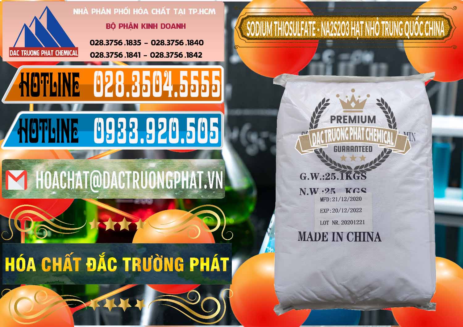 Nơi nhập khẩu ( bán ) Sodium Thiosulfate - NA2S2O3 Hạt Nhỏ Trung Quốc China - 0204 - Công ty nhập khẩu & cung cấp hóa chất tại TP.HCM - stmp.net