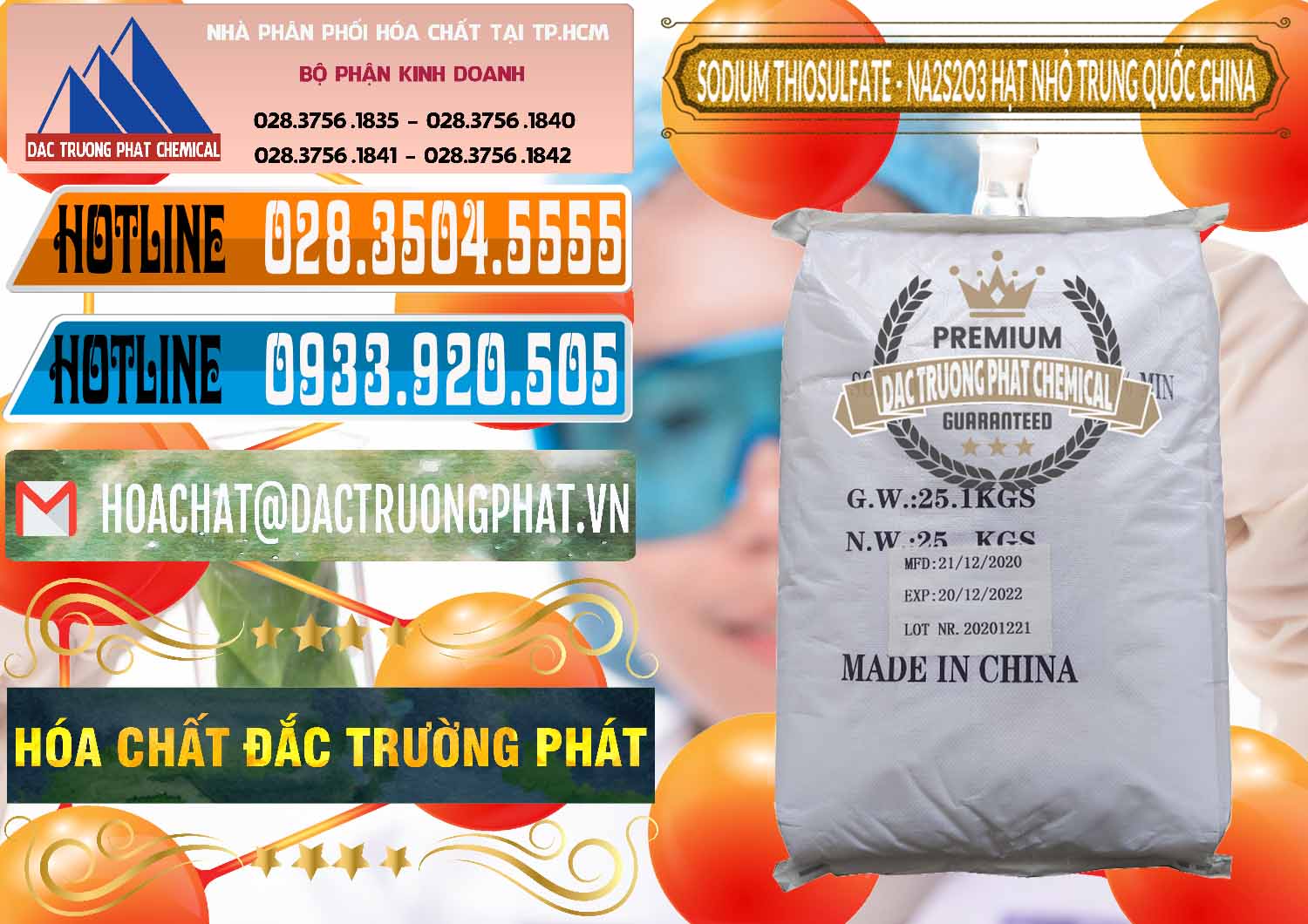 Nơi chuyên phân phối _ bán Sodium Thiosulfate - NA2S2O3 Hạt Nhỏ Trung Quốc China - 0204 - Công ty chuyên cung cấp ( kinh doanh ) hóa chất tại TP.HCM - stmp.net