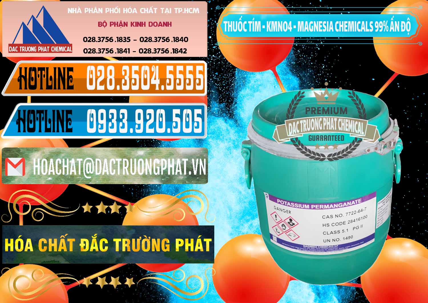 Cty chuyên bán - cung cấp Thuốc Tím - KMNO4 Magnesia Chemicals 99% Ấn Độ India - 0251 - Nơi cung cấp và phân phối hóa chất tại TP.HCM - stmp.net