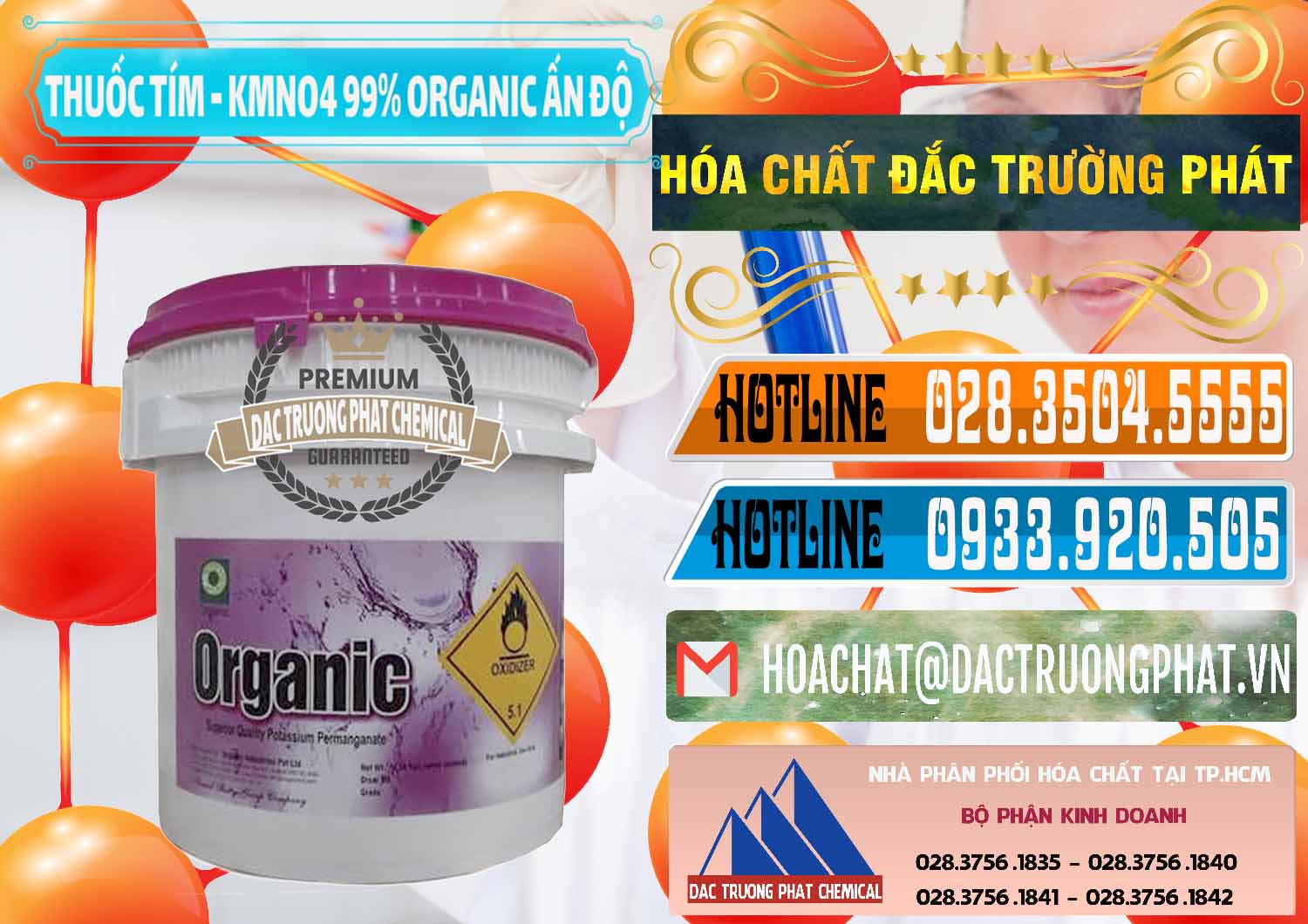 Cty kinh doanh & bán Thuốc Tím - KMNO4 99% Organic Ấn Độ India - 0216 - Chuyên phân phối ( cung ứng ) hóa chất tại TP.HCM - stmp.net