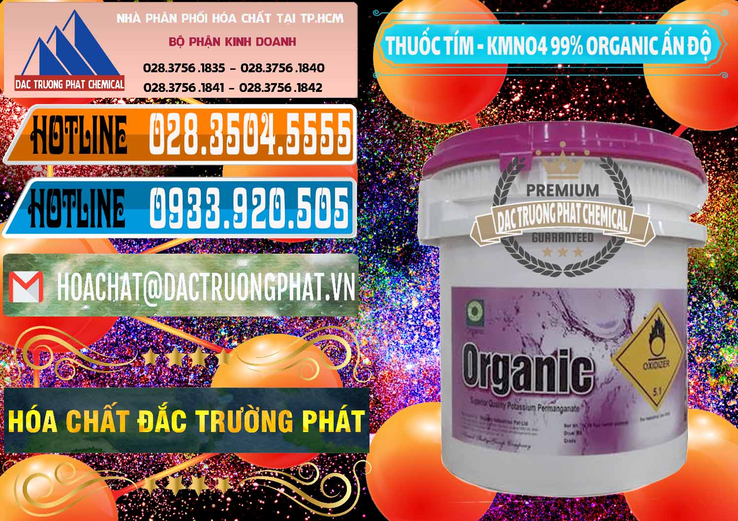 Cty kinh doanh và bán Thuốc Tím - KMNO4 99% Organic Ấn Độ India - 0216 - Nơi phân phối & kinh doanh hóa chất tại TP.HCM - stmp.net