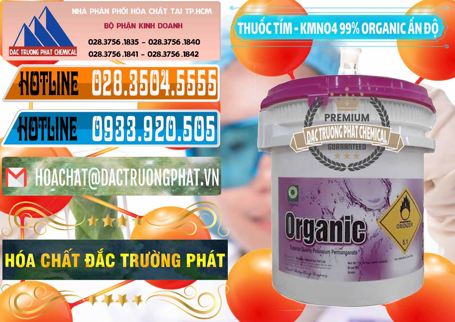 Cty chuyên kinh doanh ( bán ) Thuốc Tím - KMNO4 99% Organic Ấn Độ India - 0216 - Cty cung cấp và kinh doanh hóa chất tại TP.HCM - stmp.net