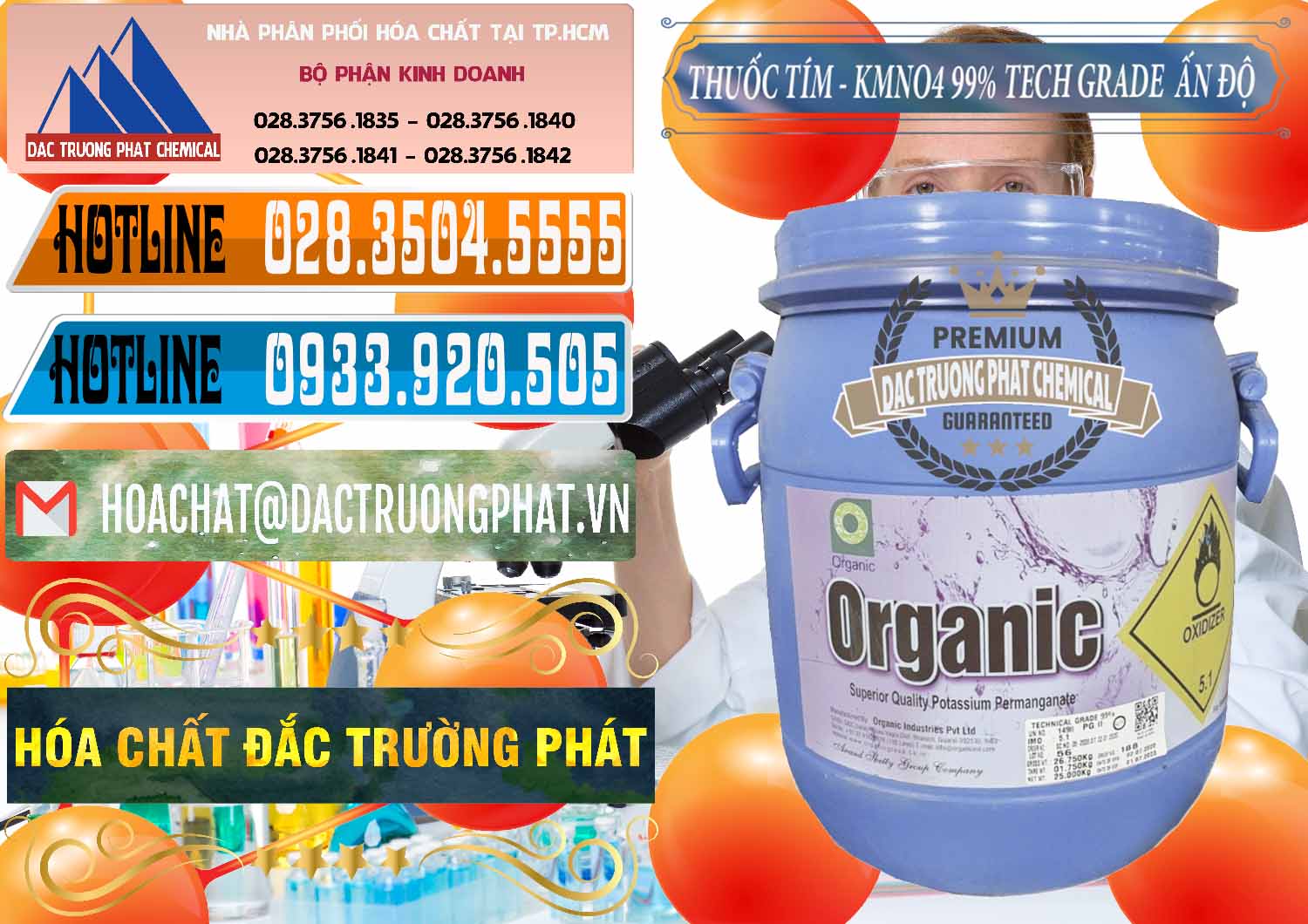 Công ty cung cấp và bán Thuốc Tím - KMNO4 99% Organic Group Ấn Độ India - 0250 - Công ty cung cấp và kinh doanh hóa chất tại TP.HCM - stmp.net