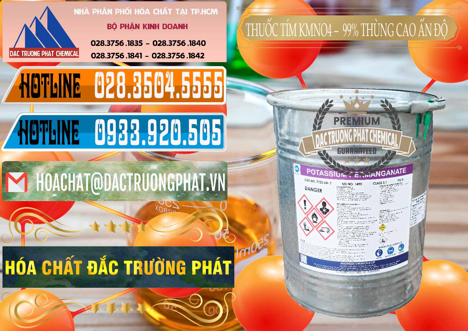Đơn vị chuyên kinh doanh ( bán ) Thuốc Tím - KMNO4 Thùng Cao 99% Magnesia Chemicals Ấn Độ India - 0164 - Nơi cung cấp & bán hóa chất tại TP.HCM - stmp.net